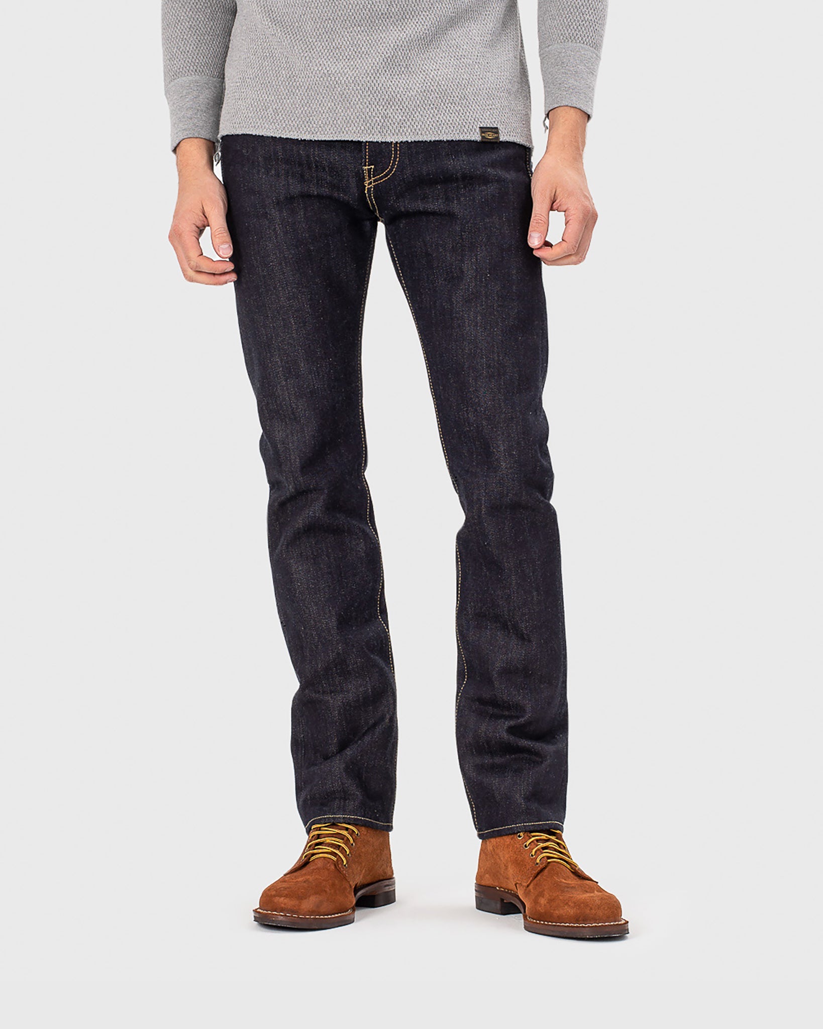 Iron Heart 25oz Selvedge Denim Slim Jeans - Indigo Iron Heart 25oz Selvedge Denim Slim Jeans - Indigo