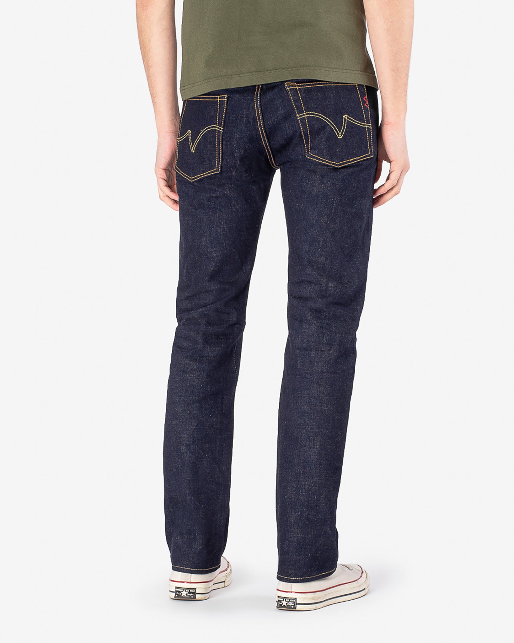 Iron Heart 18oz Vintage Selvedge Denim Slim Straight Cut Jeans