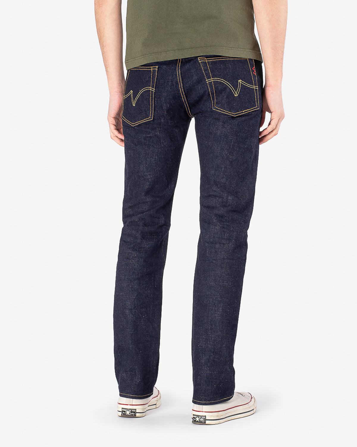 Iron Heart 18oz Vintage Selvedge Denim Slim Straight Cut Jeans 