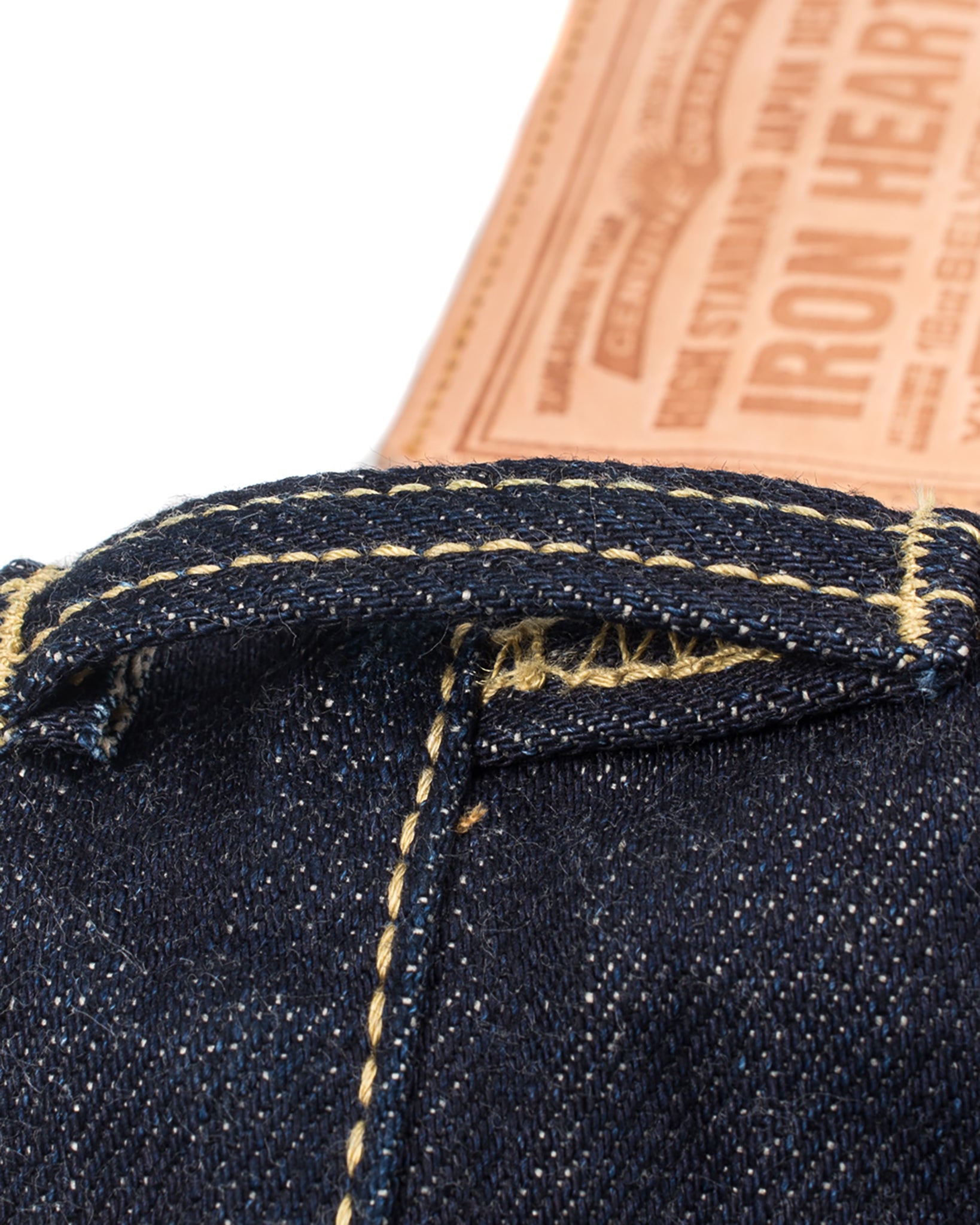 Iron Heart 18oz Vintage Selvedge Denim Slim Straight Cut Jeans