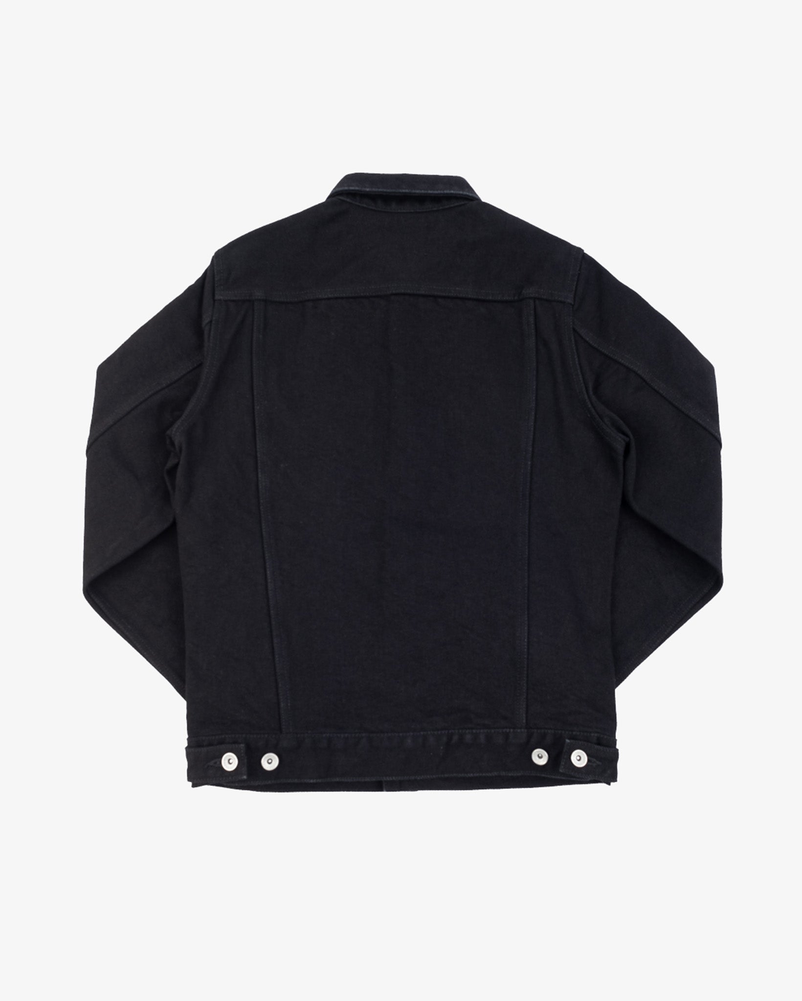 21oz Selvedge Denim Modified Type III Jacket - Superblack (Fades To Grey)