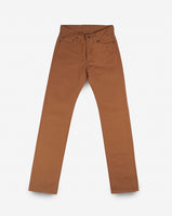 17oz Duck Slim Straight Cut Jeans - Brown