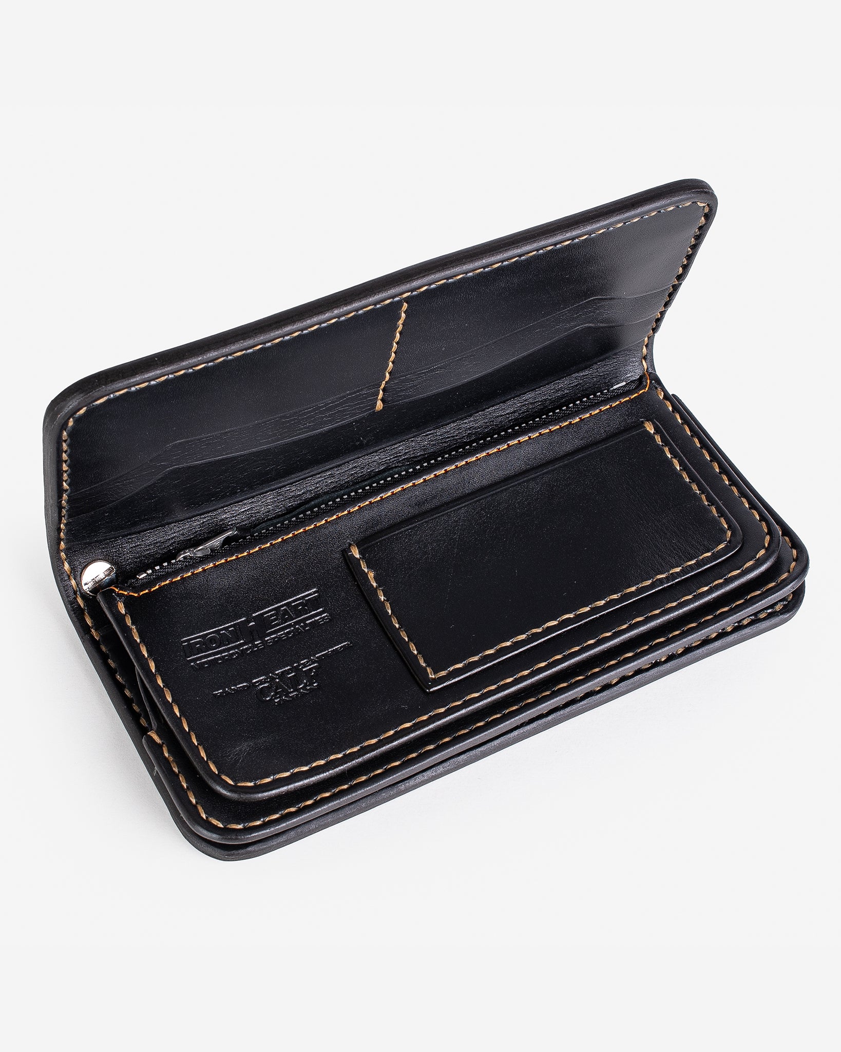 Iron Heart Long Shell Cordovan Wallet - Black