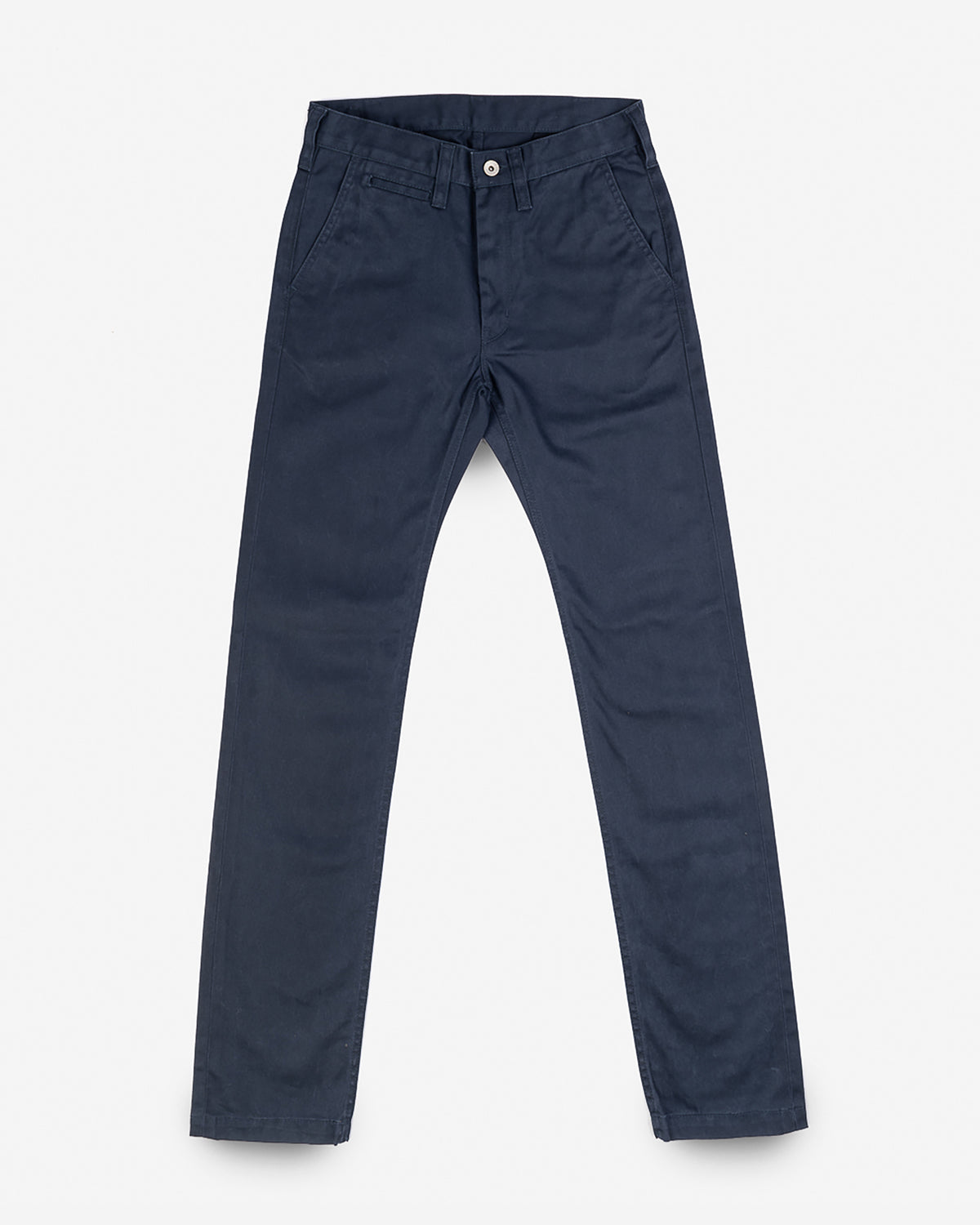 Mercerised Selvedge Cotton Slim Tapered Chinos