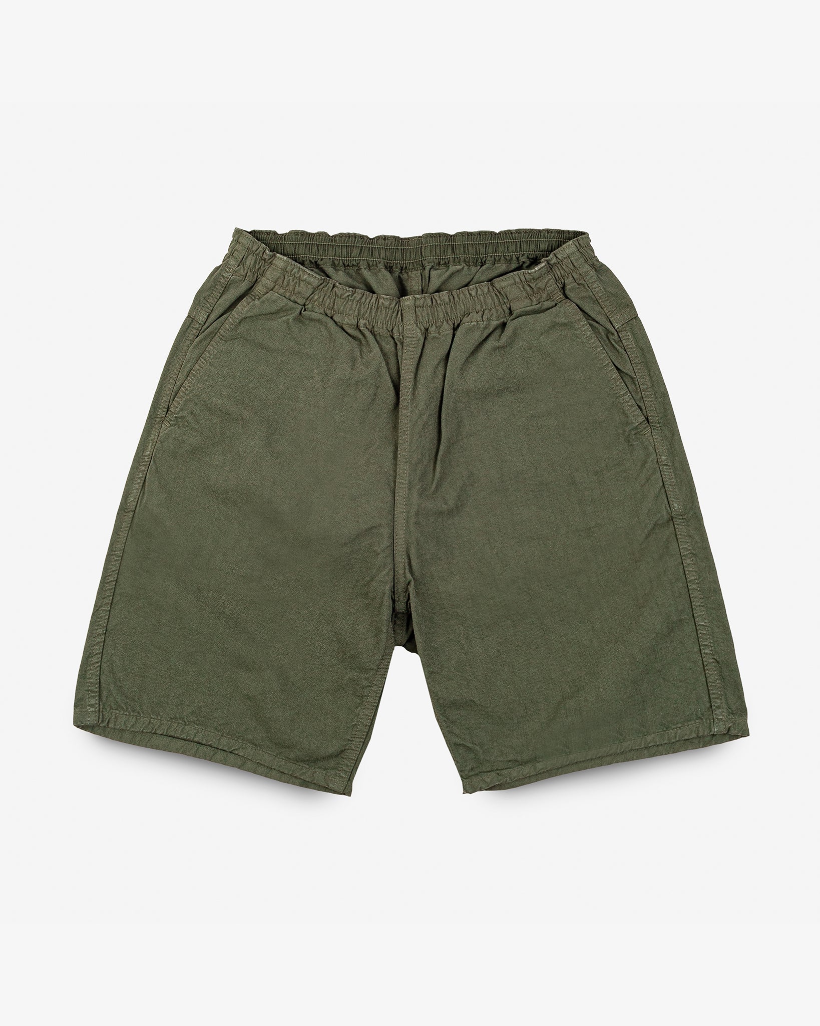 Cotton Easy Shorts - Olive