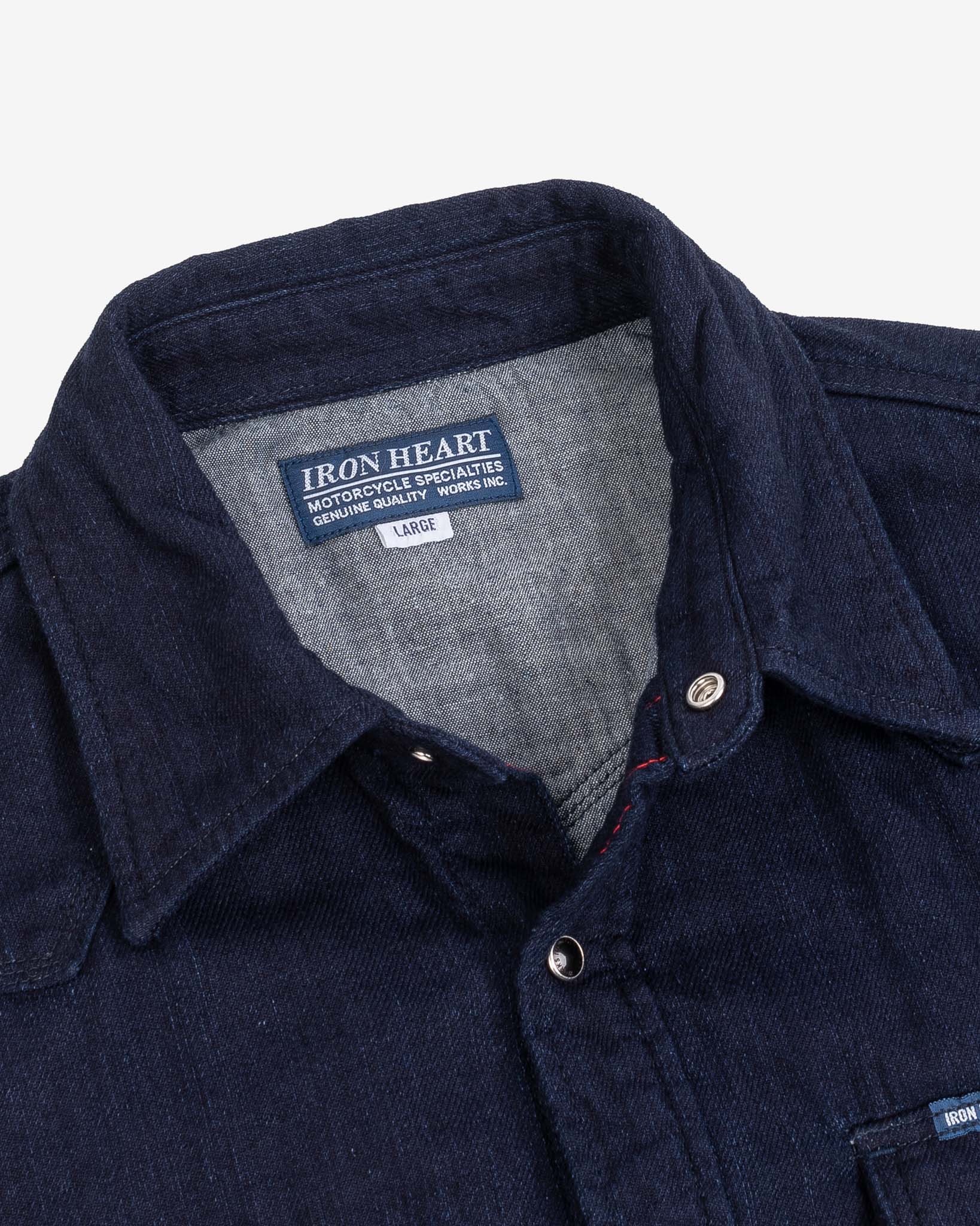 10oz Double Cloth Denim CPO Shirt Indigo