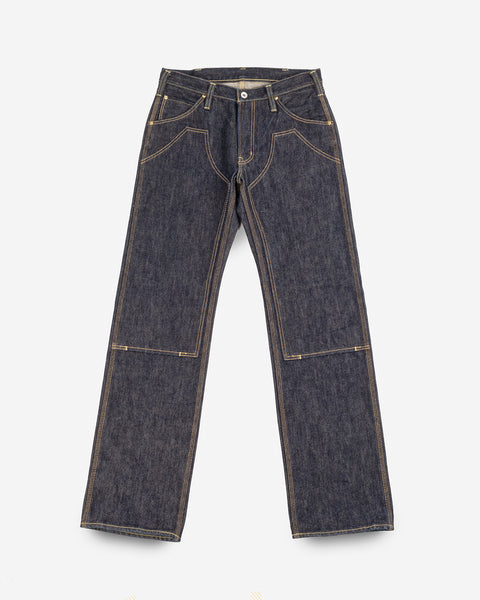 Iron Heart Double Front 21oz Indigo Selvedge Denim Engineer's Jeans