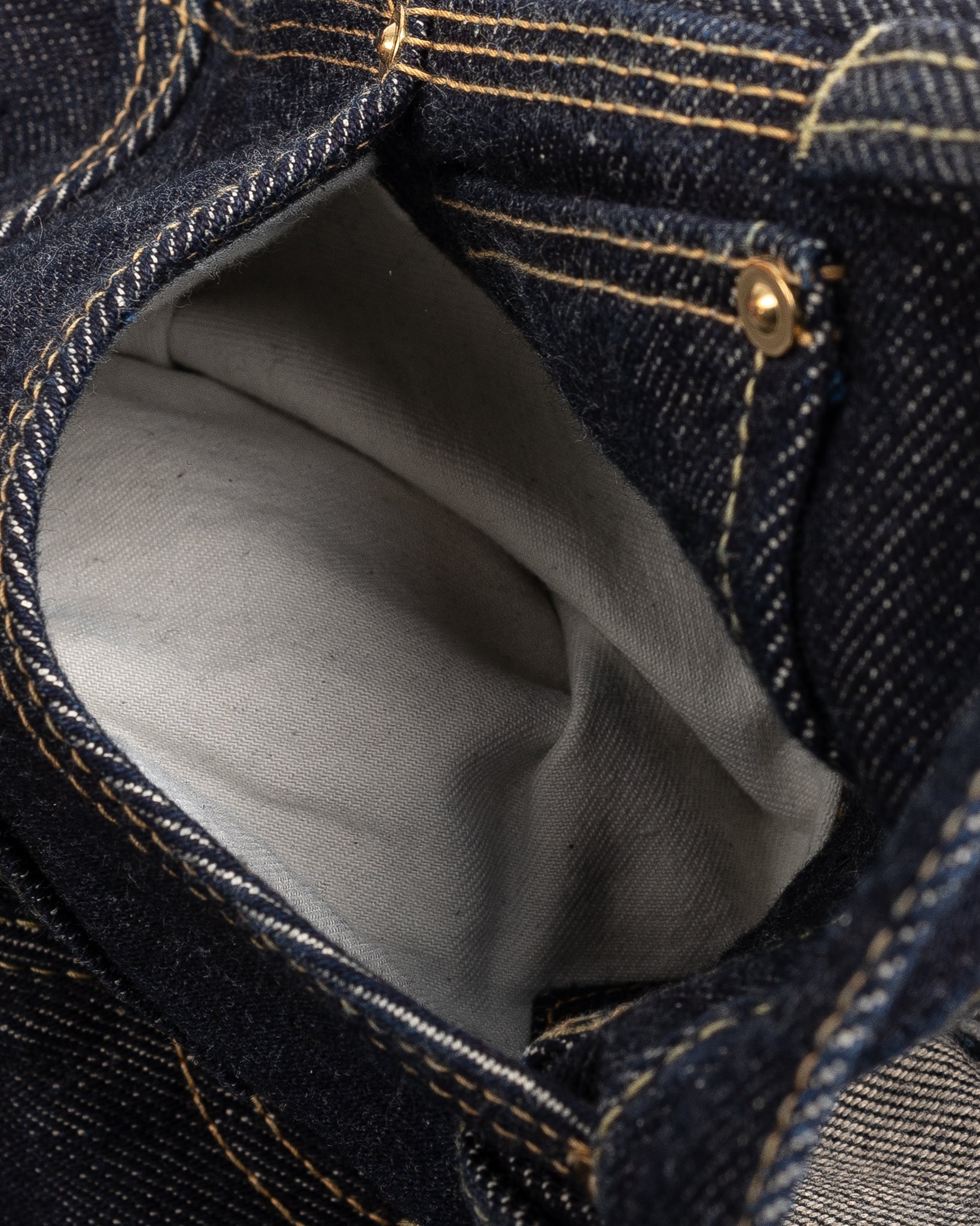 Iron Heart Double Front 21oz Indigo Selvedge Denim Engineer's Jeans