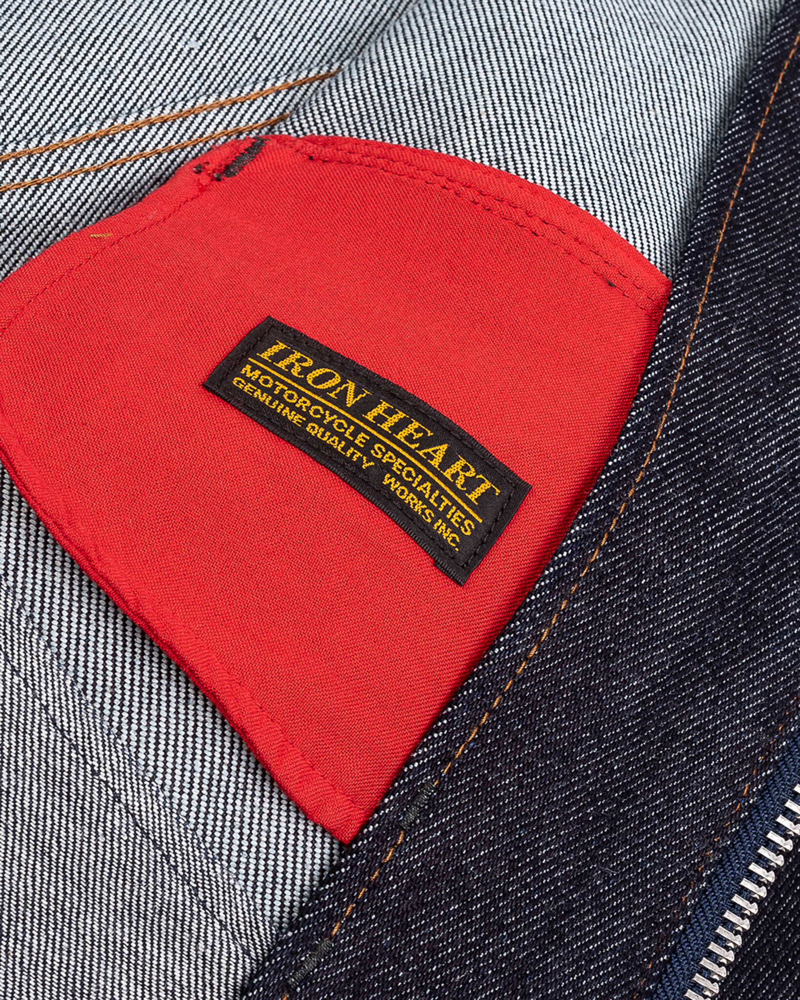 TENDERLOIN  RIDERS H DAMAGE INDIGO
デニム Iron Heart 21oz Denim Rider's Jacket - Indigo
