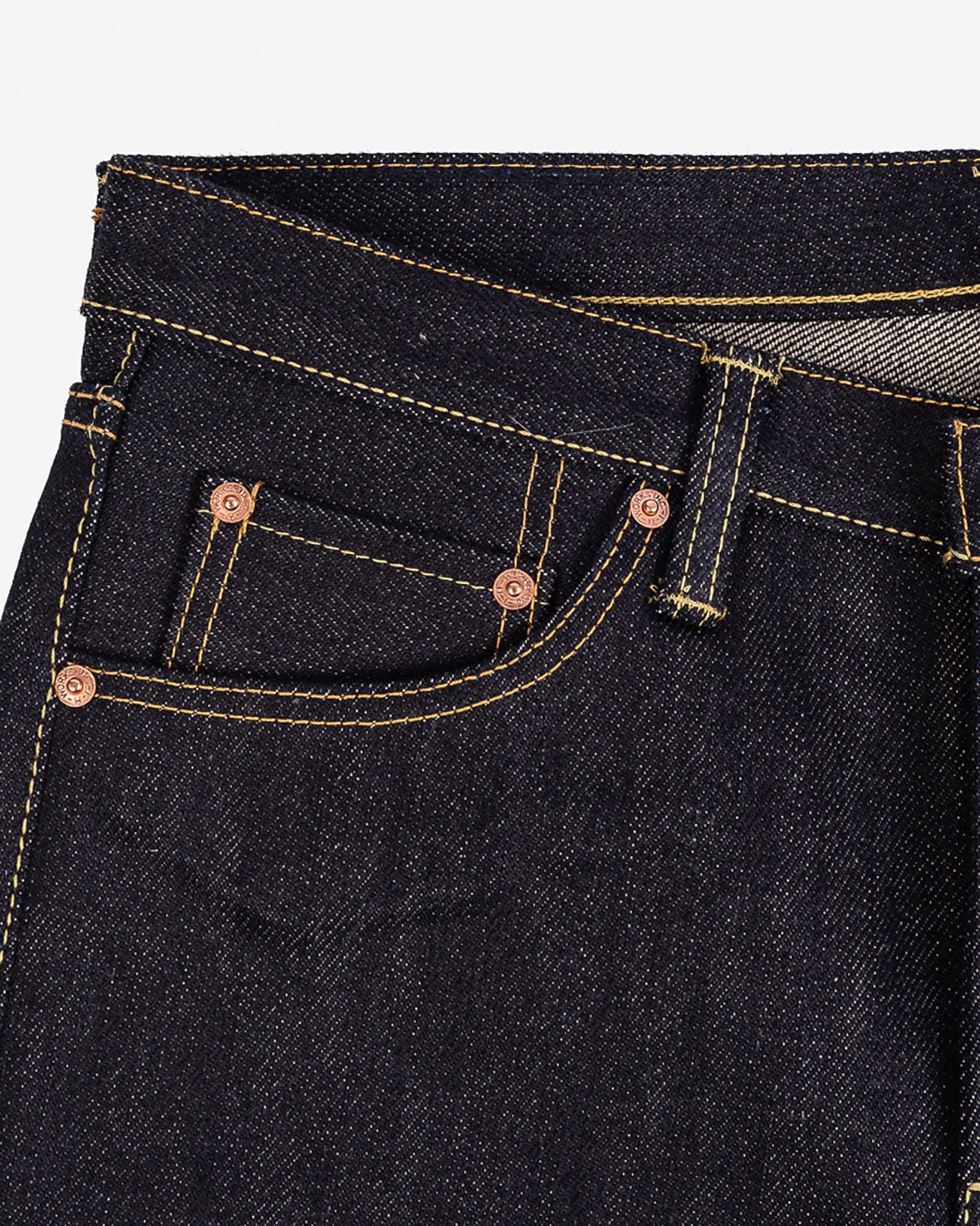 Iron Heart 25oz Selvedge Denim Slim Straight Cut Jeans - Indigo