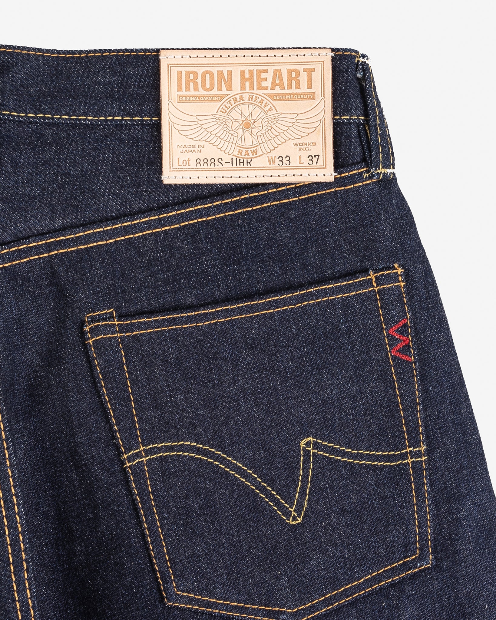IRON IRON HEART 21oz lot461 w34 l34 ブーツカット HEART 21oz EXTRA