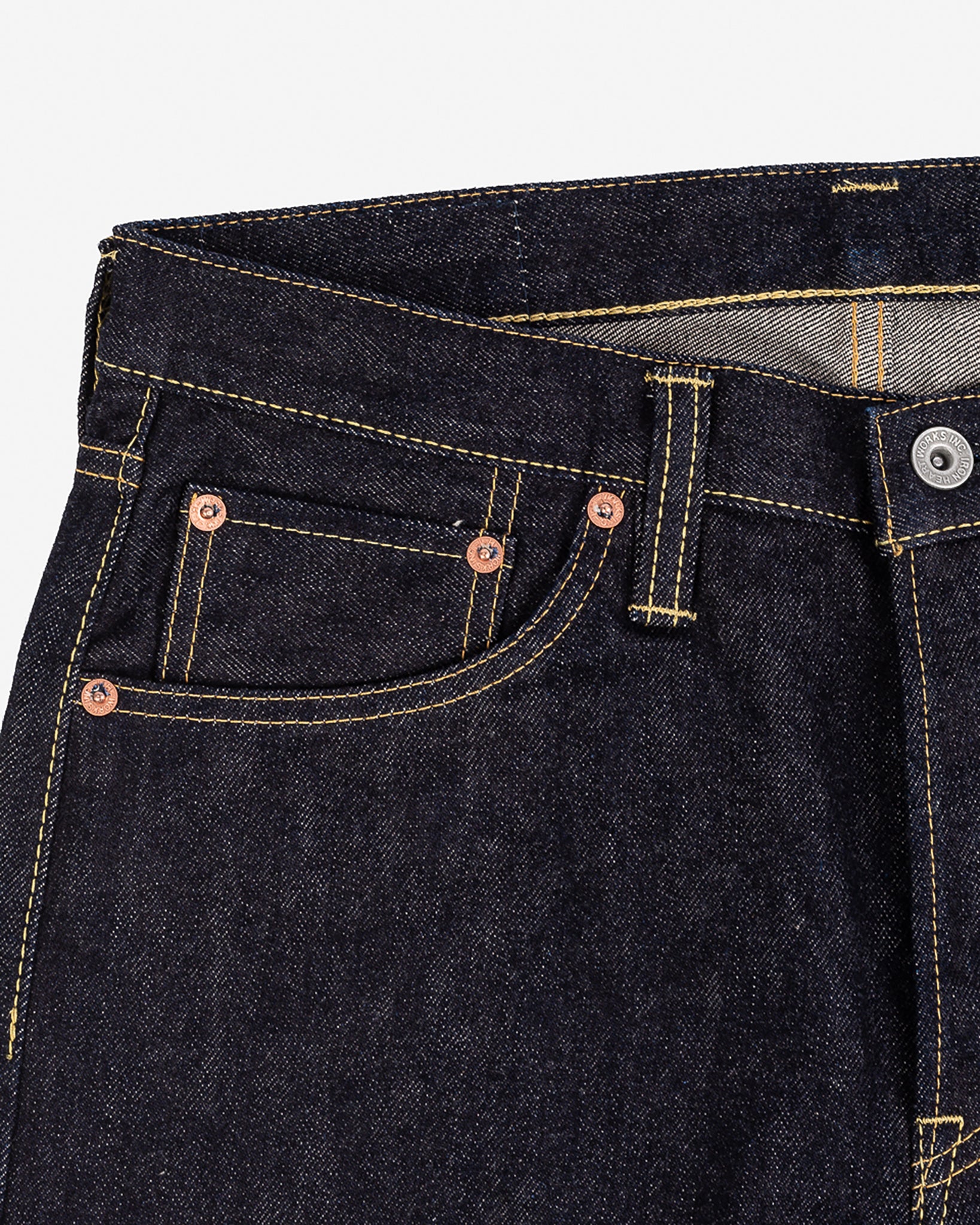 【美品】定価 ¥25.300 アイアンハート 666S-14bb デニムパンツ