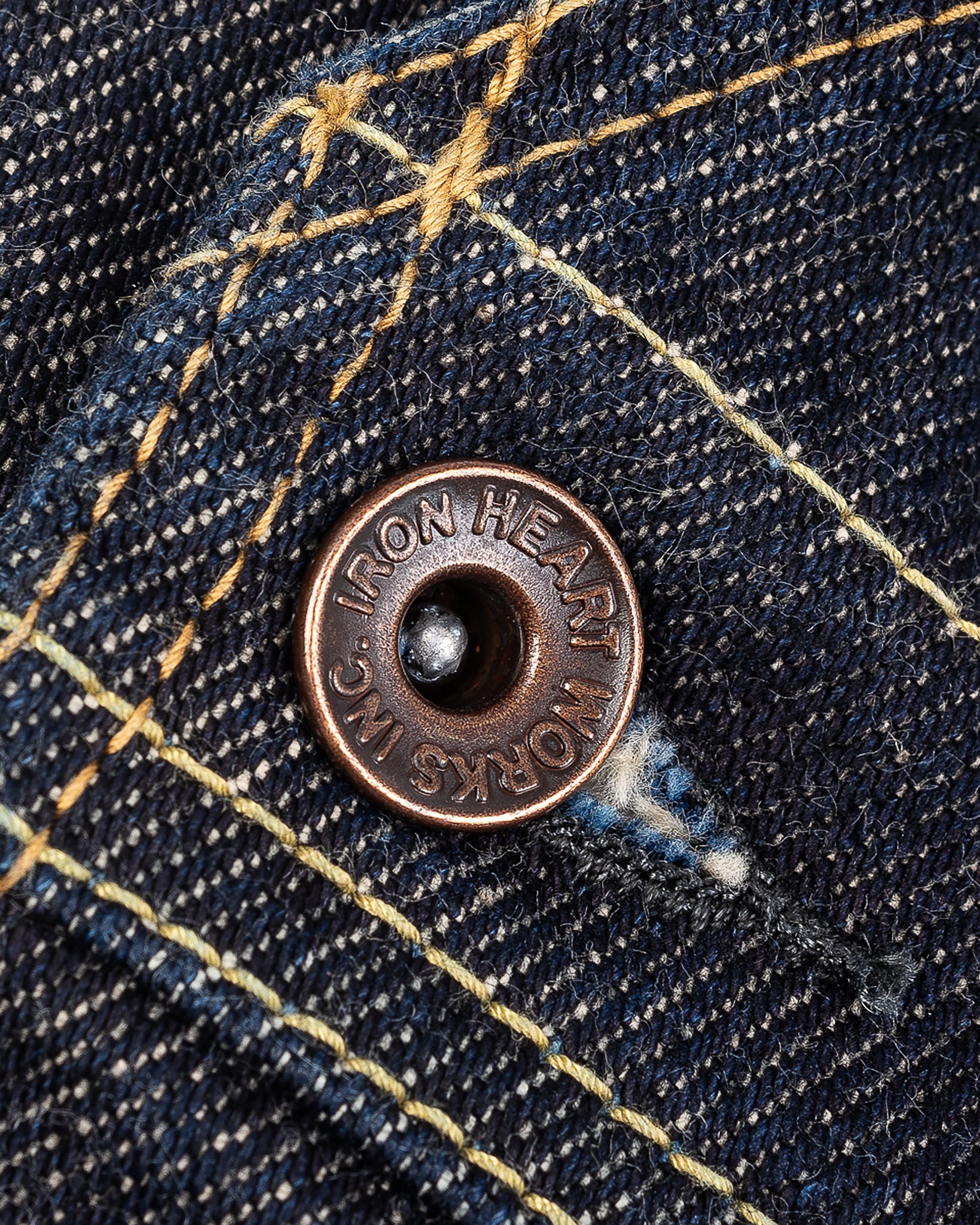 Iron Heart 21oz Japanese Selvedge Indigo Denim Double Knee Overalls