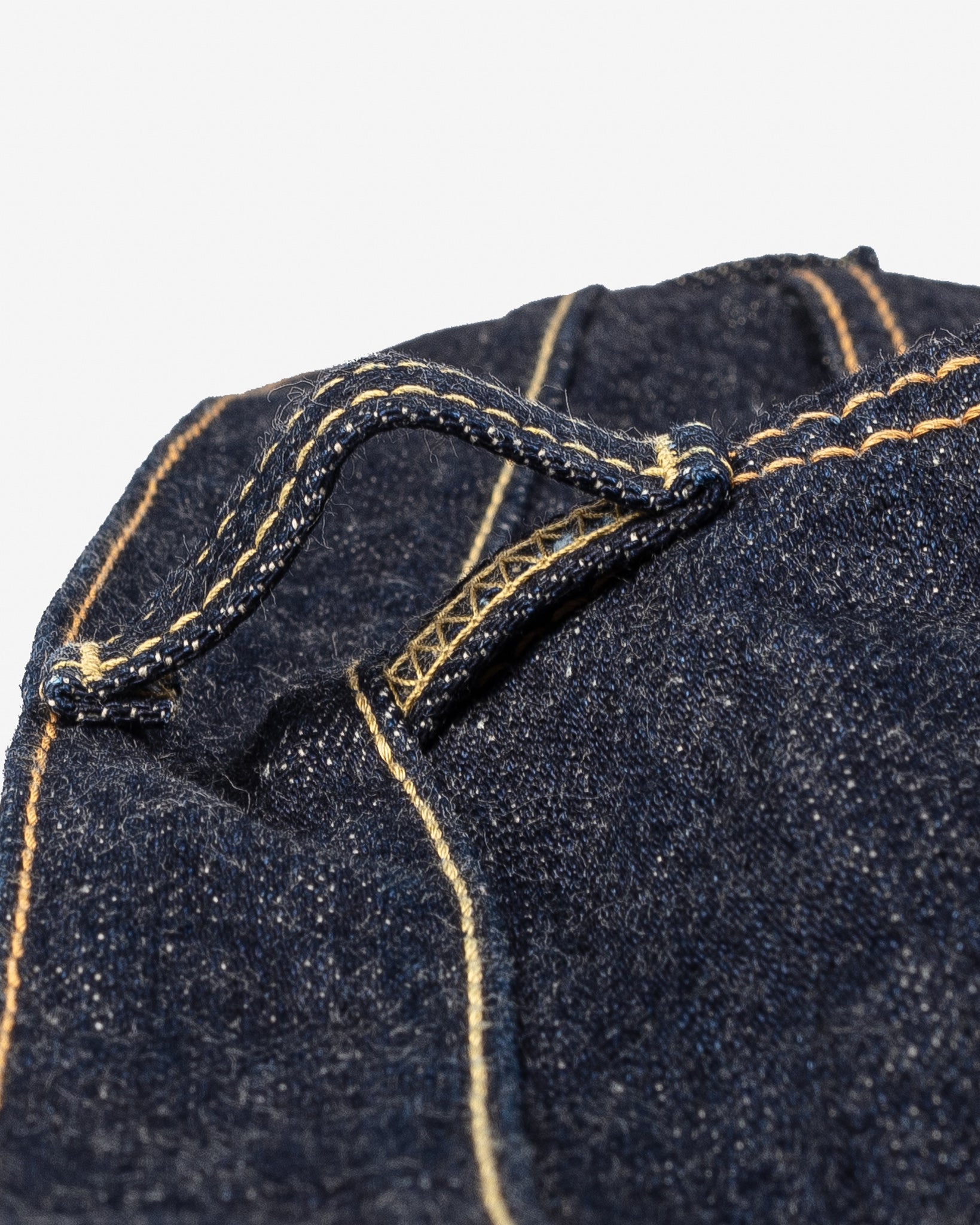 18oz Vintage Selvedge Denim Slim Cut Jeans - Indigo