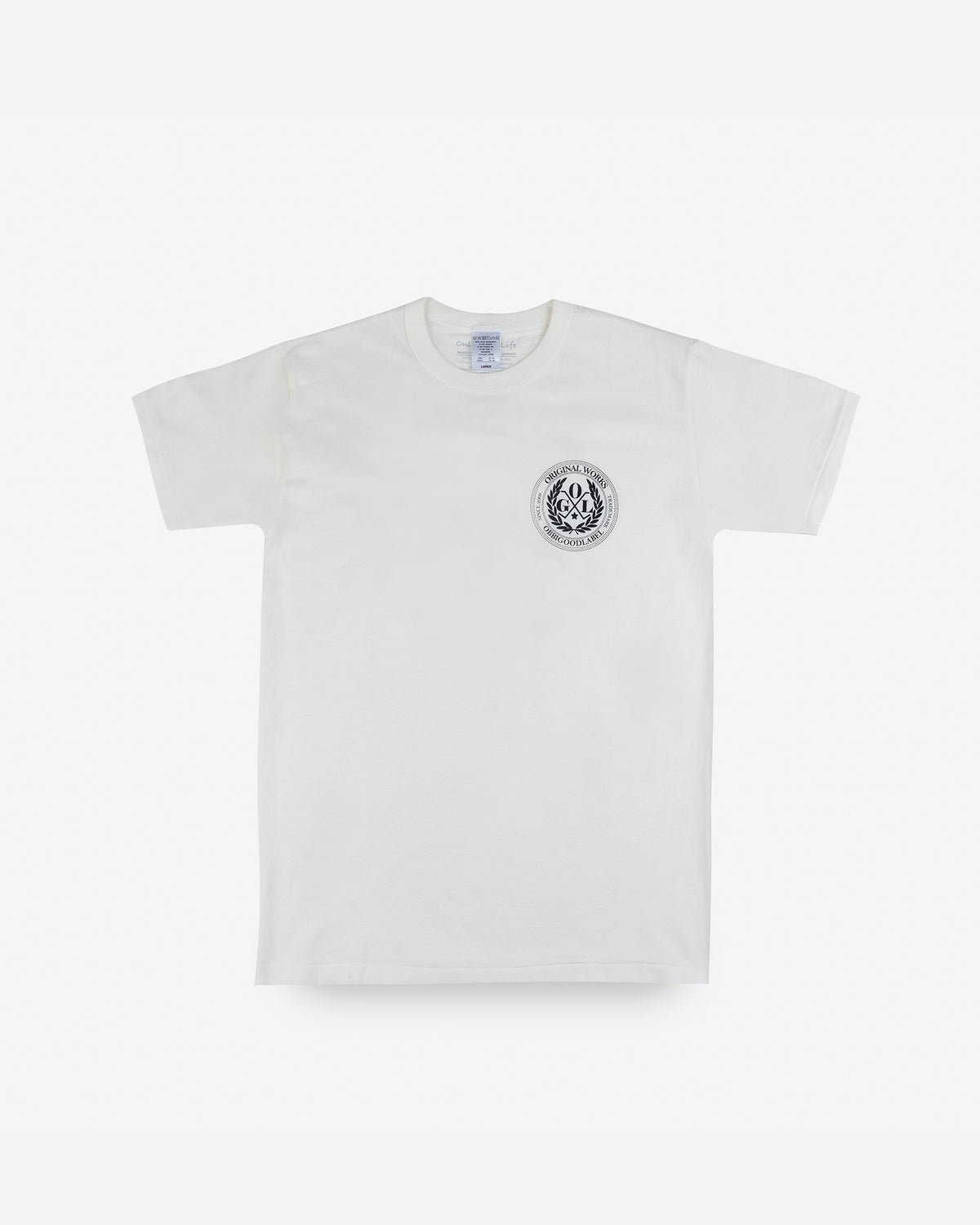 OGL Ringspun T shirt Silkscreen Printed ' Fly Me To Moon'