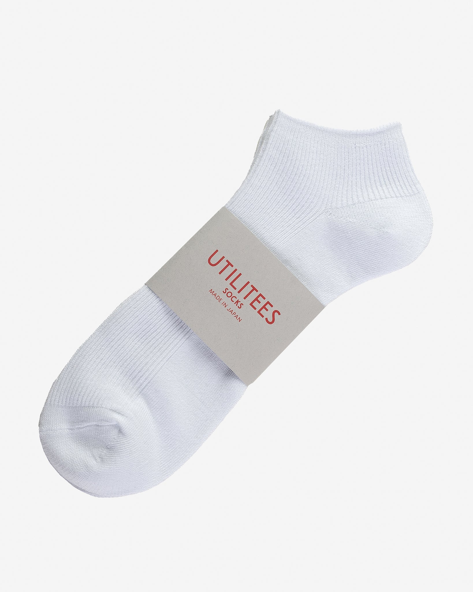 UTILITEES Mixed Cotton Sneaker Socks - White