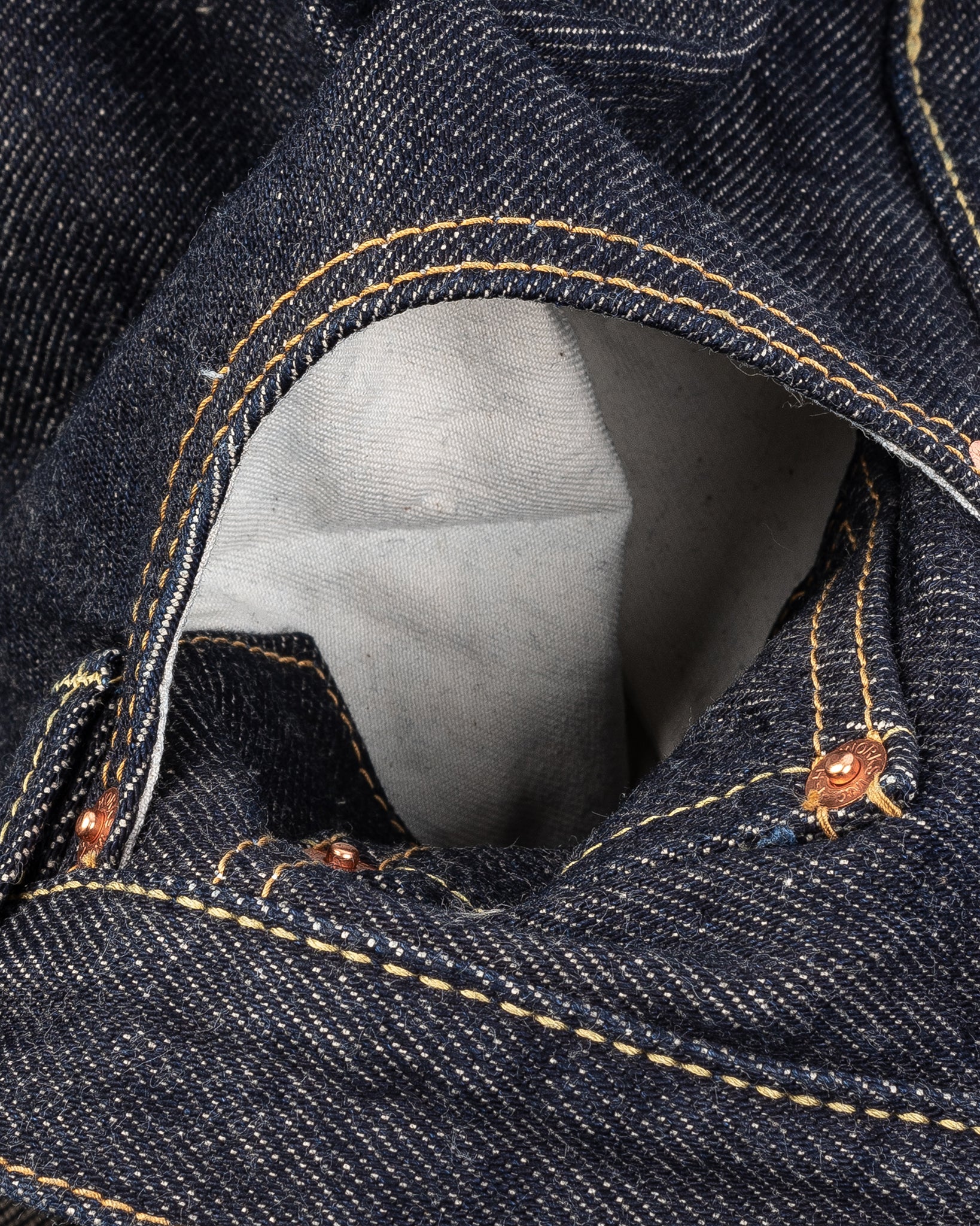 Iron Heart 21oz Selvedge Denim Medium/High Rise Tapered Cut Jeans