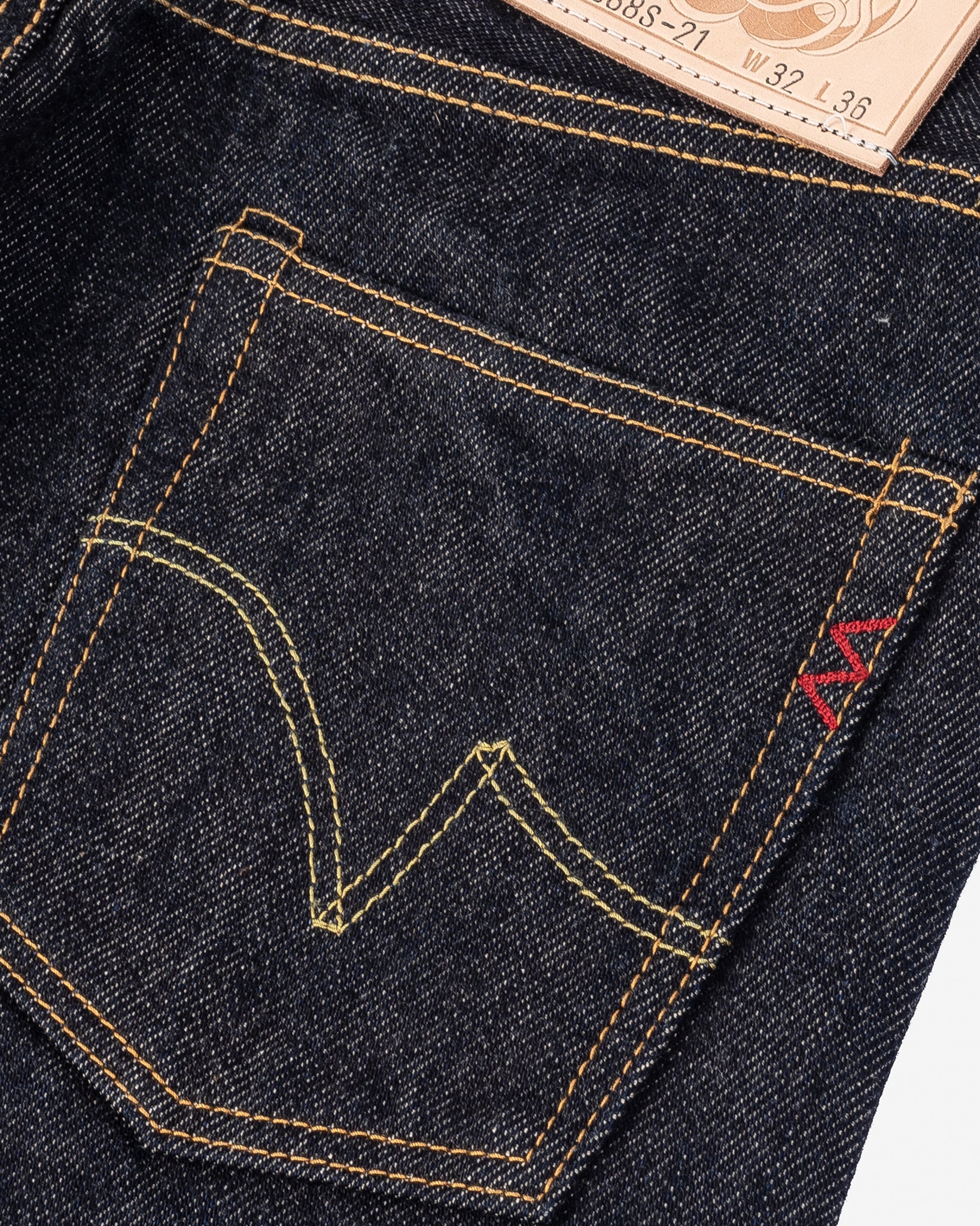 Iron Heart 21oz Selvedge Denim Medium/High Rise Tapered Cut