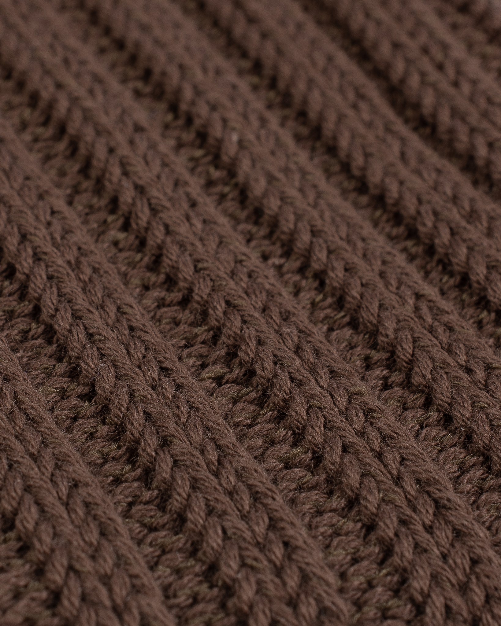 Decka Cased Heavyweight Plain Socks - Brown