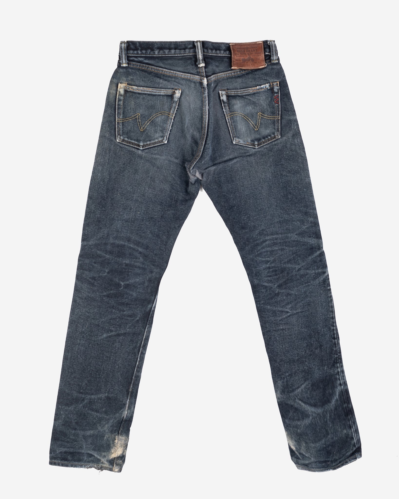 21oz Selvedge Denim - Indigo Overydyed Black
