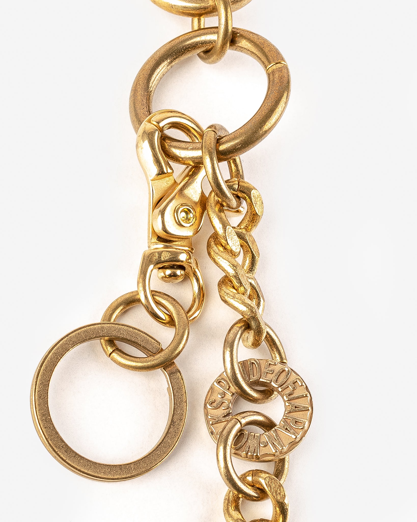 Iron Heart Brass Wallet Chains and Keyrings