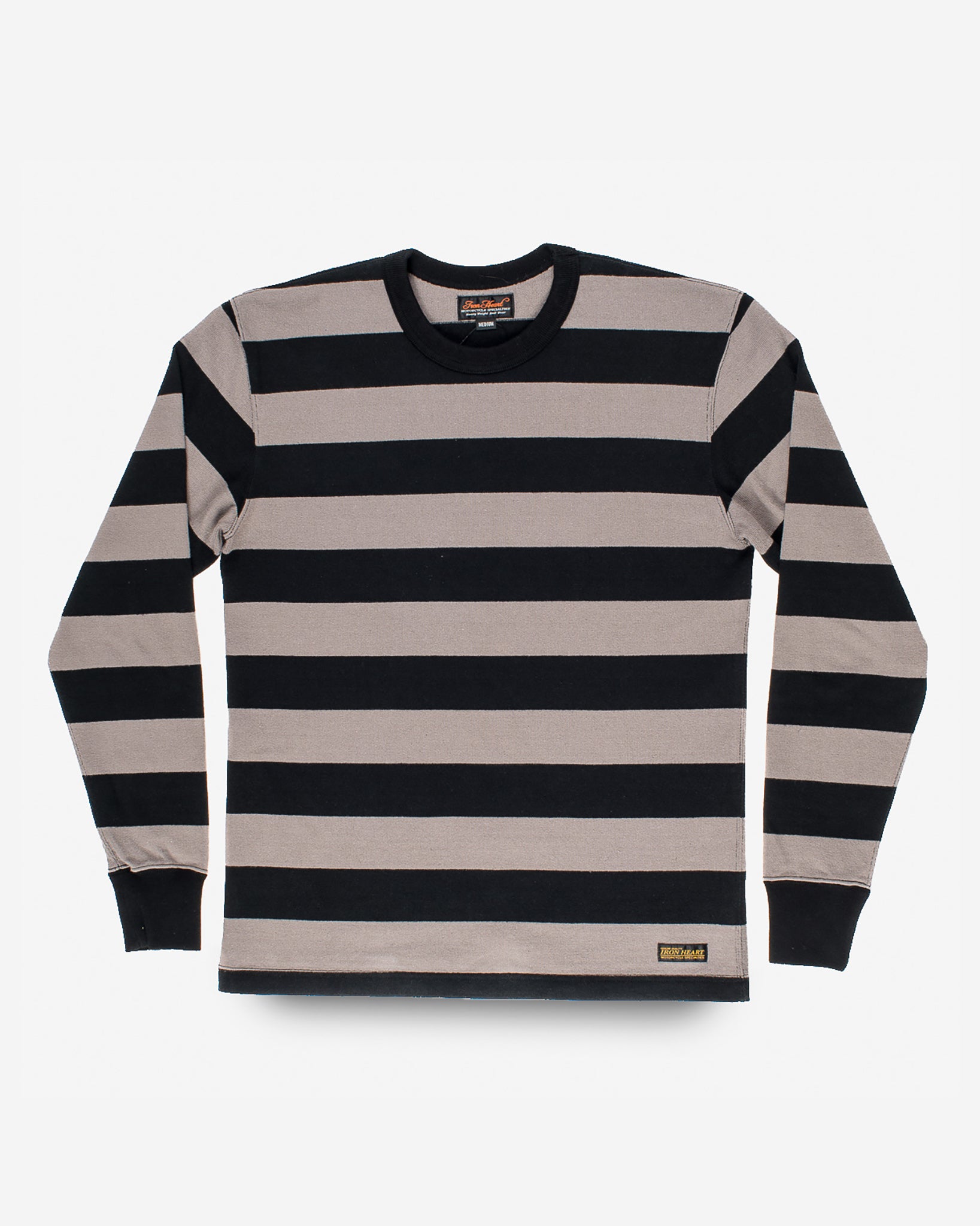 Iron Heart Super Heavy Knitted Cotton Long Sleeved Sweater