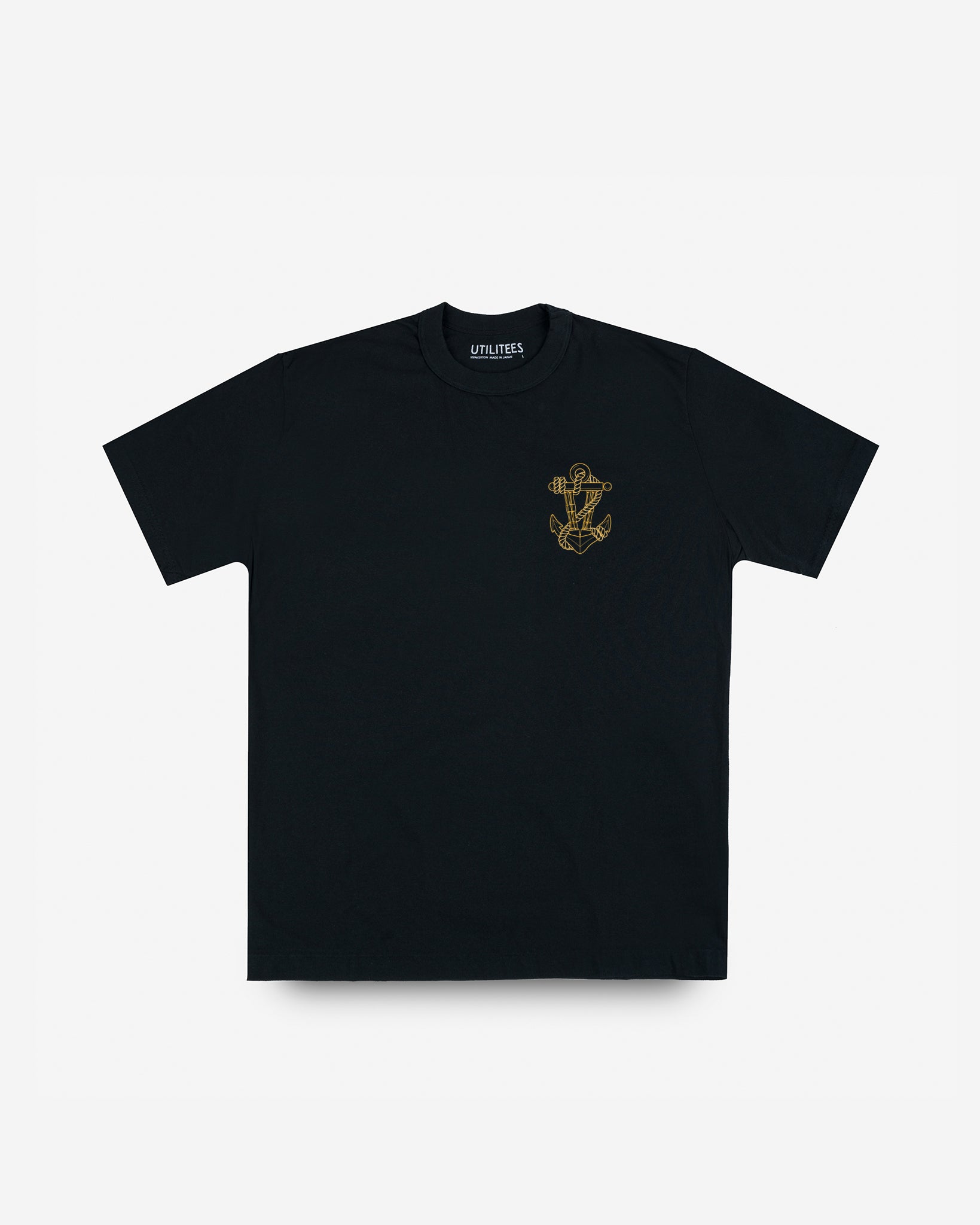 UTILITEES - Indigo Invitational 5.5oz Loopwheel Official Y5 T-Shirt - Black (PRE-ORDER)
