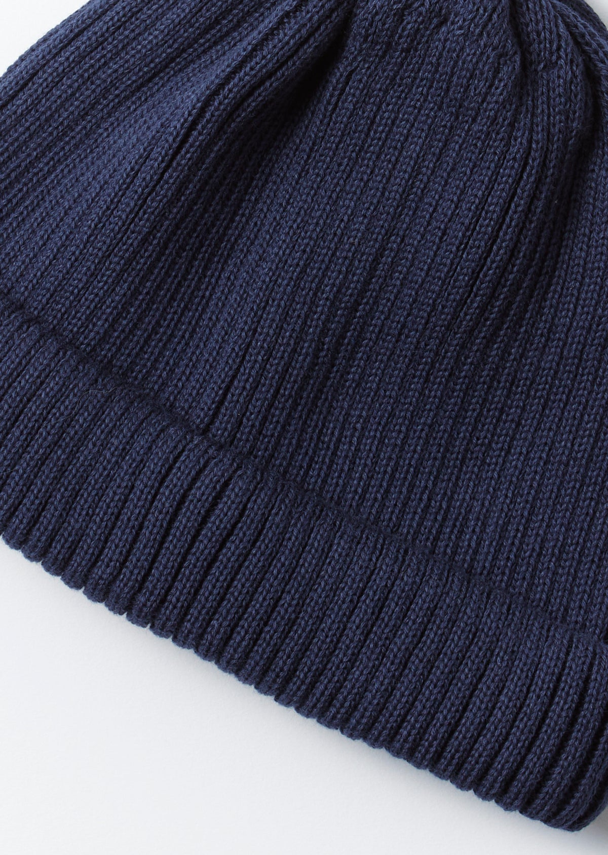 ROTOTO - Cotton Roll Up Hat - Navy Blue