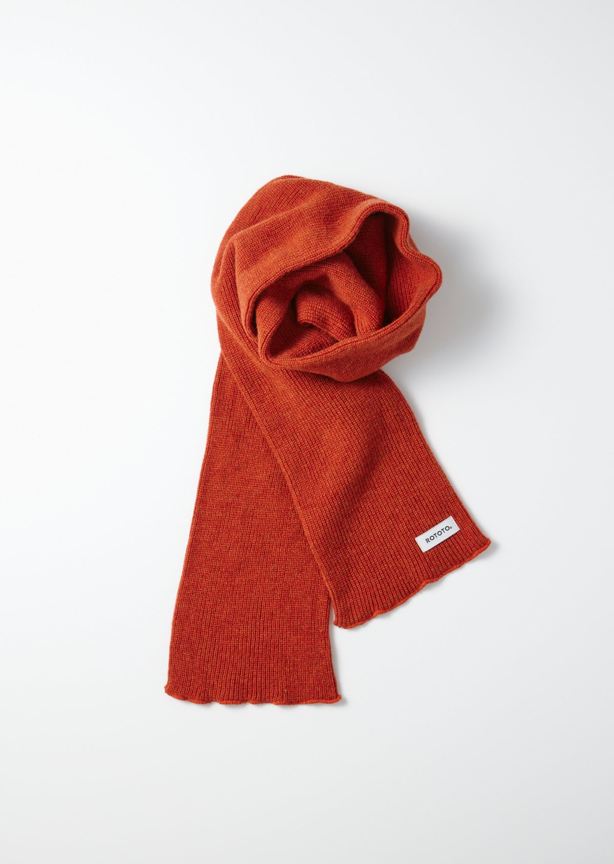 Merino Lambswool Scarf Brick