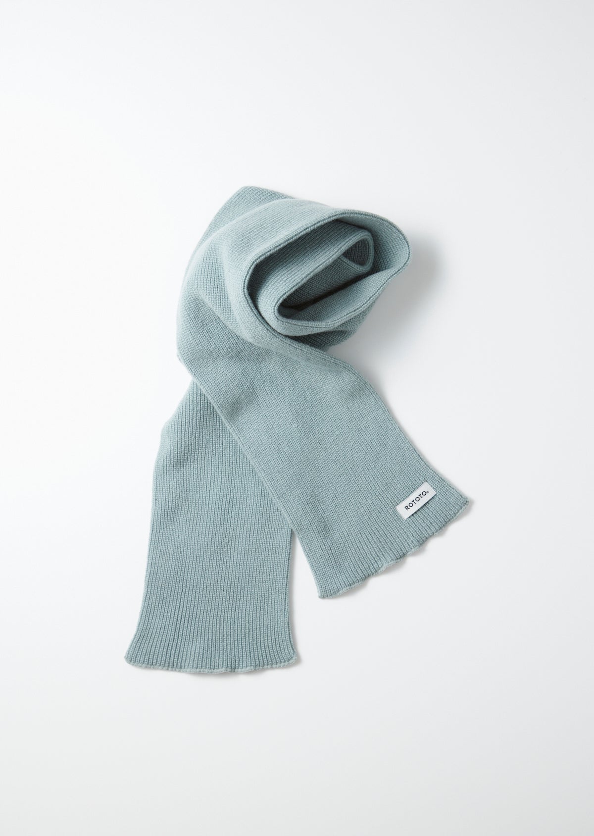 Merino Lambswool Scarf Light Blue