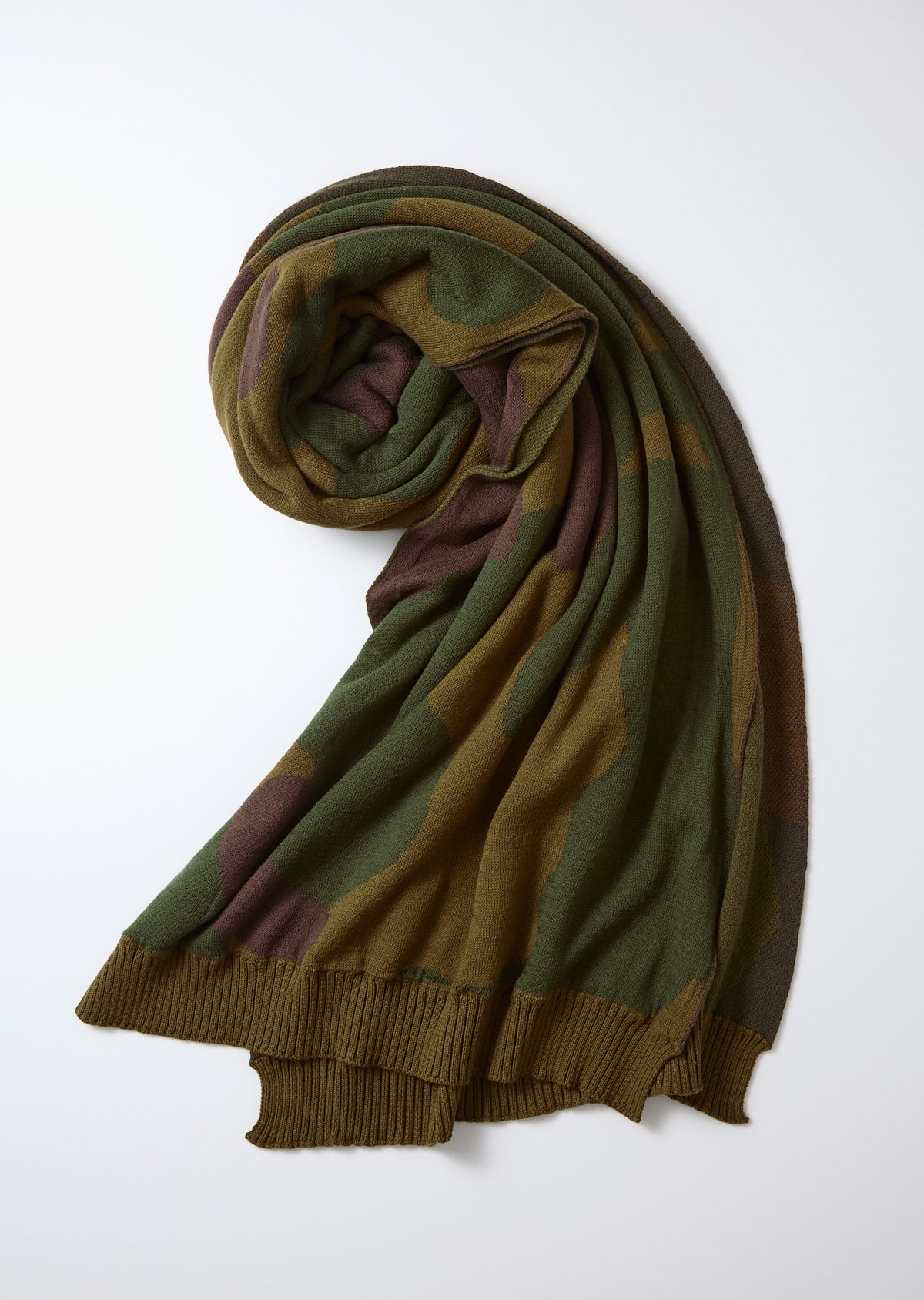 ROTOTO - Duck Camo Scarf - Olive