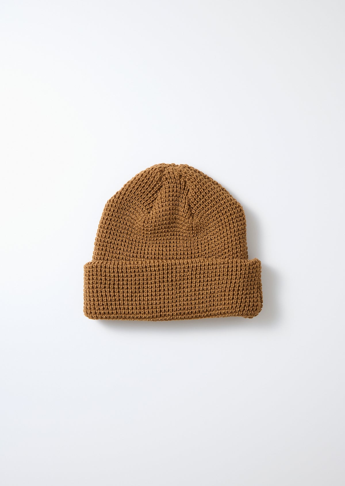 ROTOTO - Cotton Waffle Knit Watch Cap - Tan