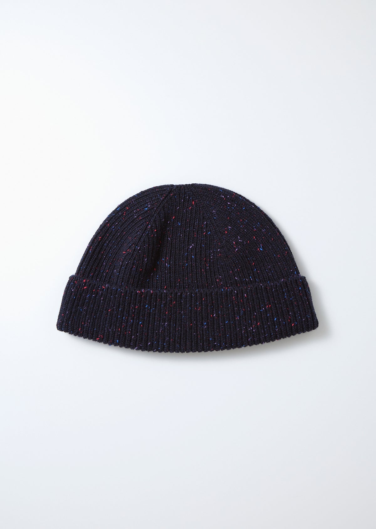 ROTOTO - Nep Wool Seamless Beanie - Navy