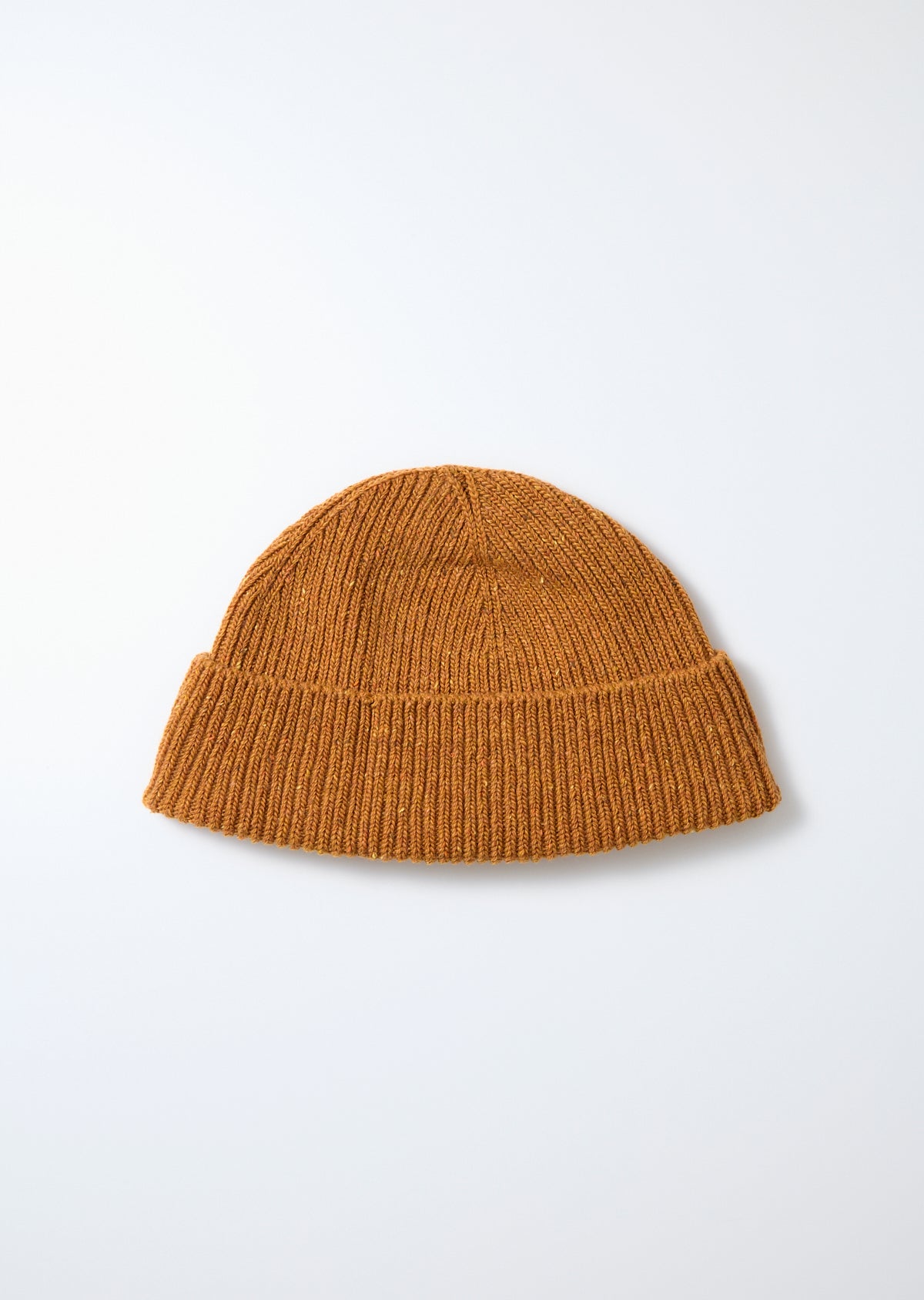 ROTOTO - Nep Wool Seamless Beanie - Orange