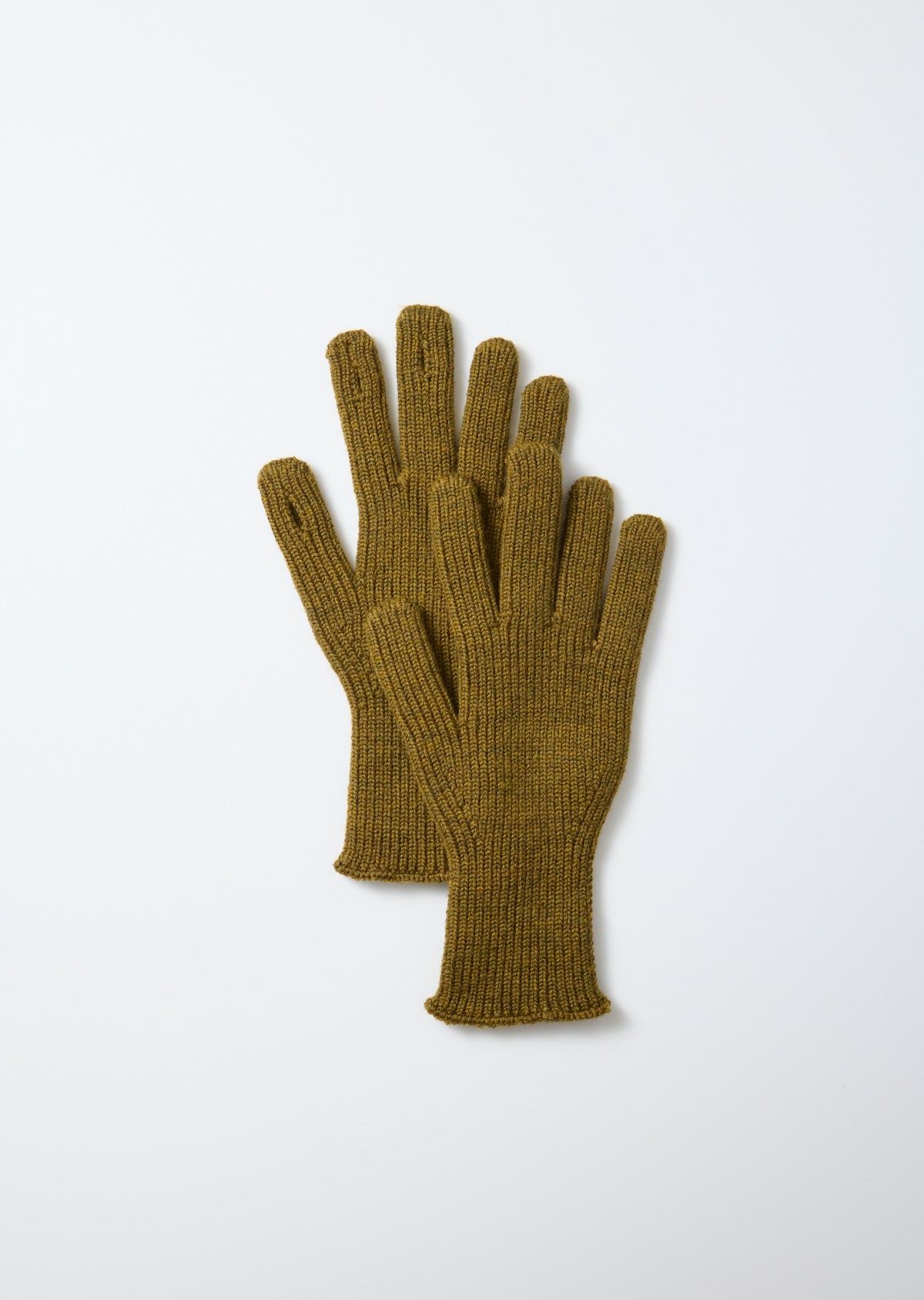 ROTOTO - Washable Merino Knit Touch Gloves - Army Green