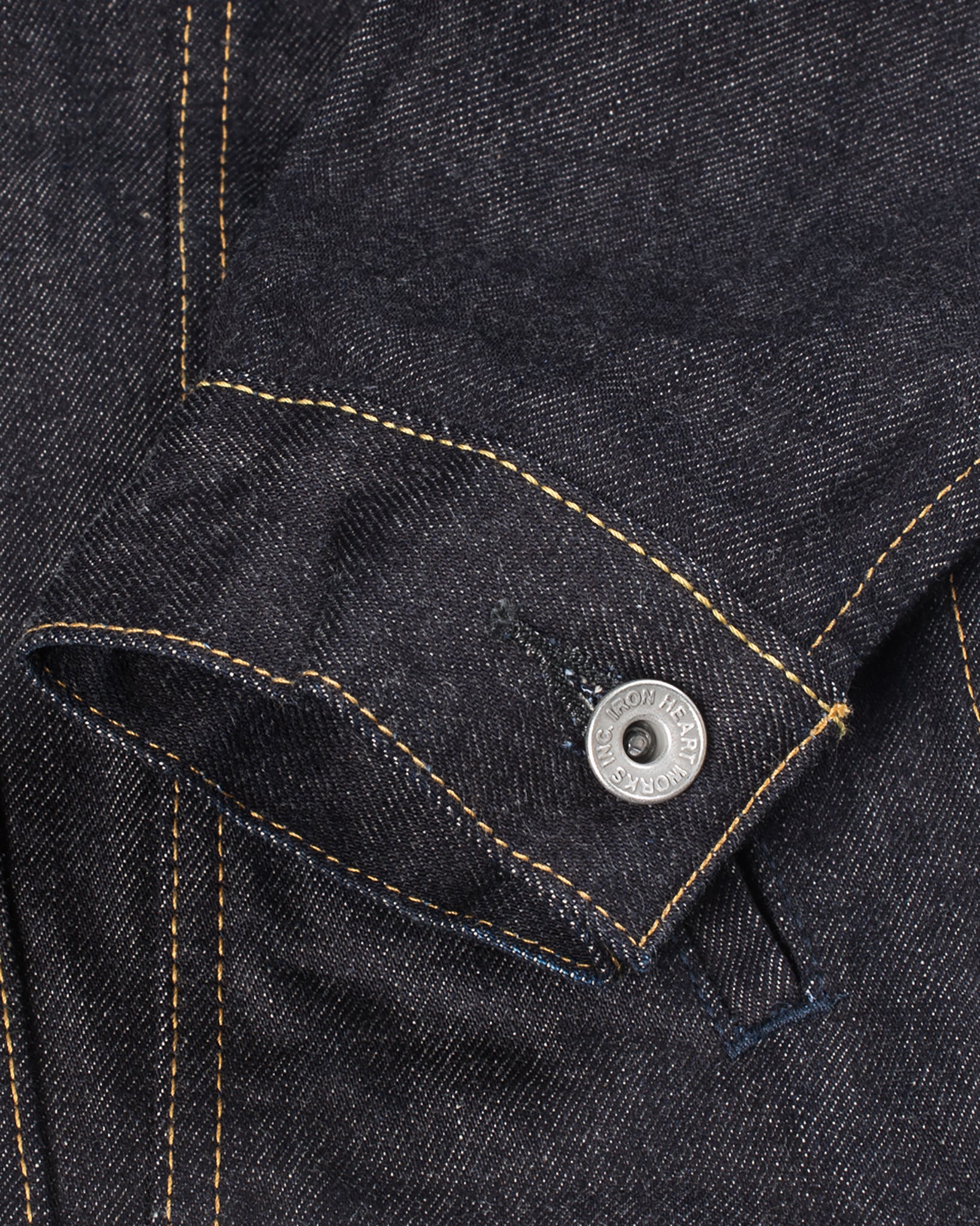 14oz Iron Heart Indigo Japanese Selvedge Denim Modified Type III