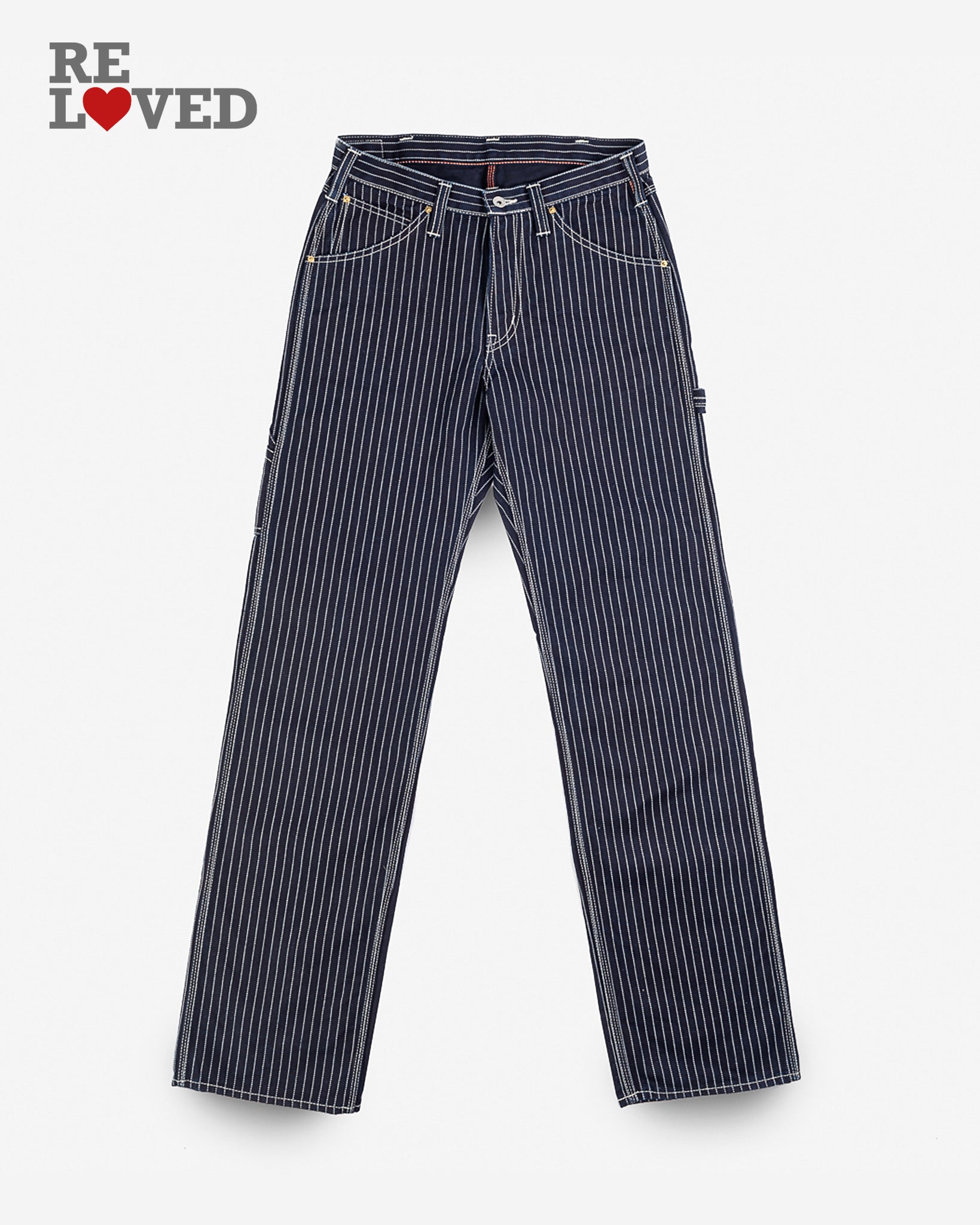12oz Wabash Painter's Pants - Indigo (IH-814-IND) Tag 32, Hemmed to 31.0"