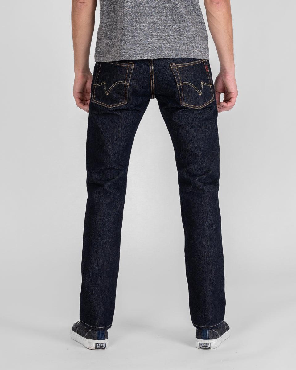 Iron Heart 21oz Selvedge Denim Slim Tapered Jeans - Indigo