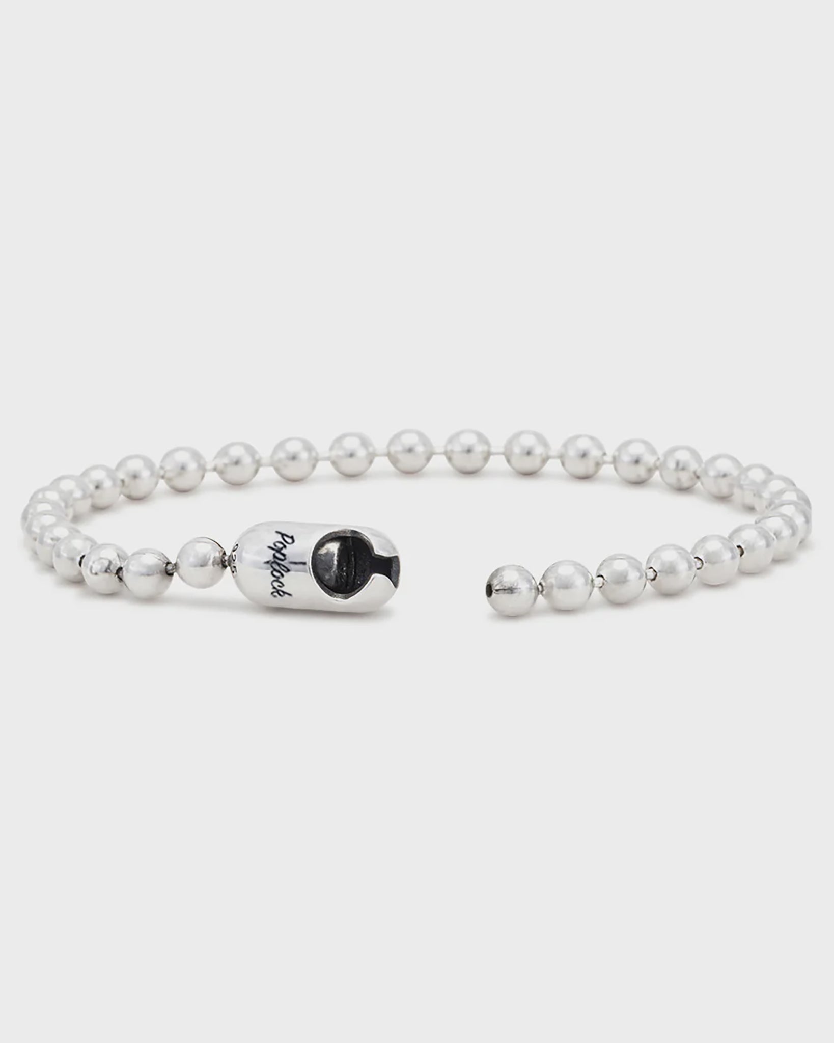 GOOD ART HLYWD Pop Lock GoodArt Logo Bracelet - Sterling Silver