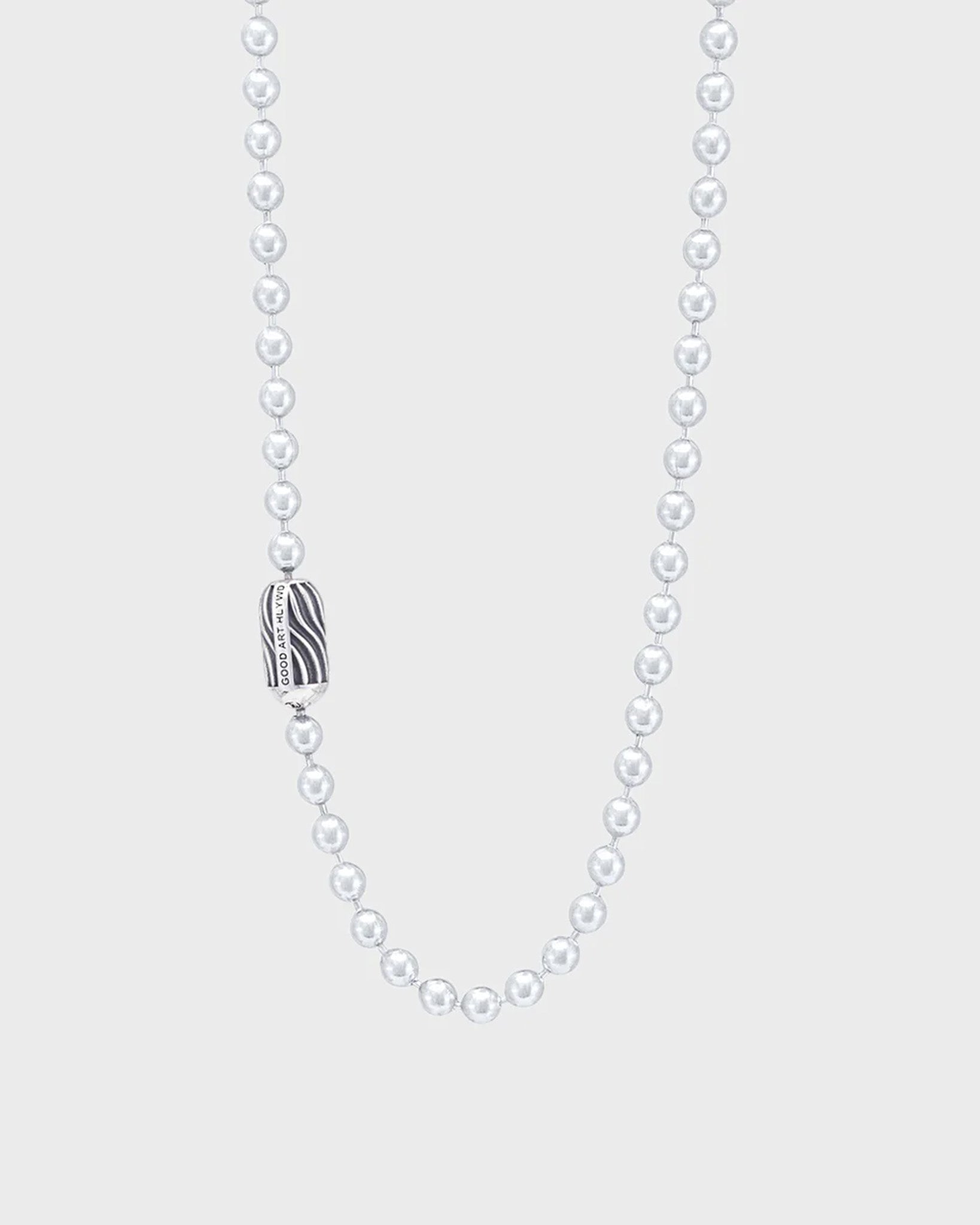 GOOD ART HLYWD Pop Lock Desert Sessions Necklace 10 at 21" - Sterling Silver