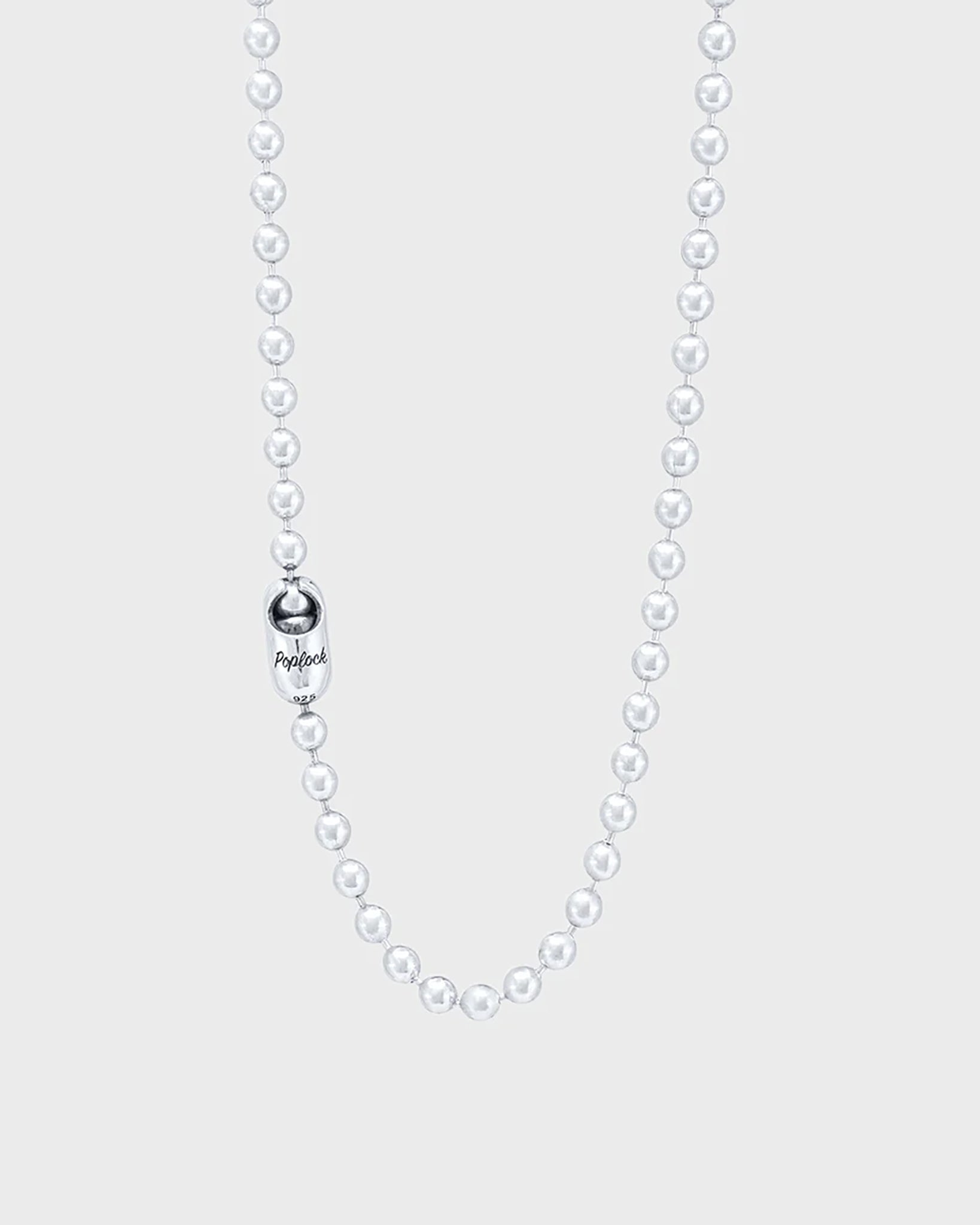 GOOD ART HLYWD Pop Lock GoodArt Logo Necklace 10 at 30" - Sterling Silver