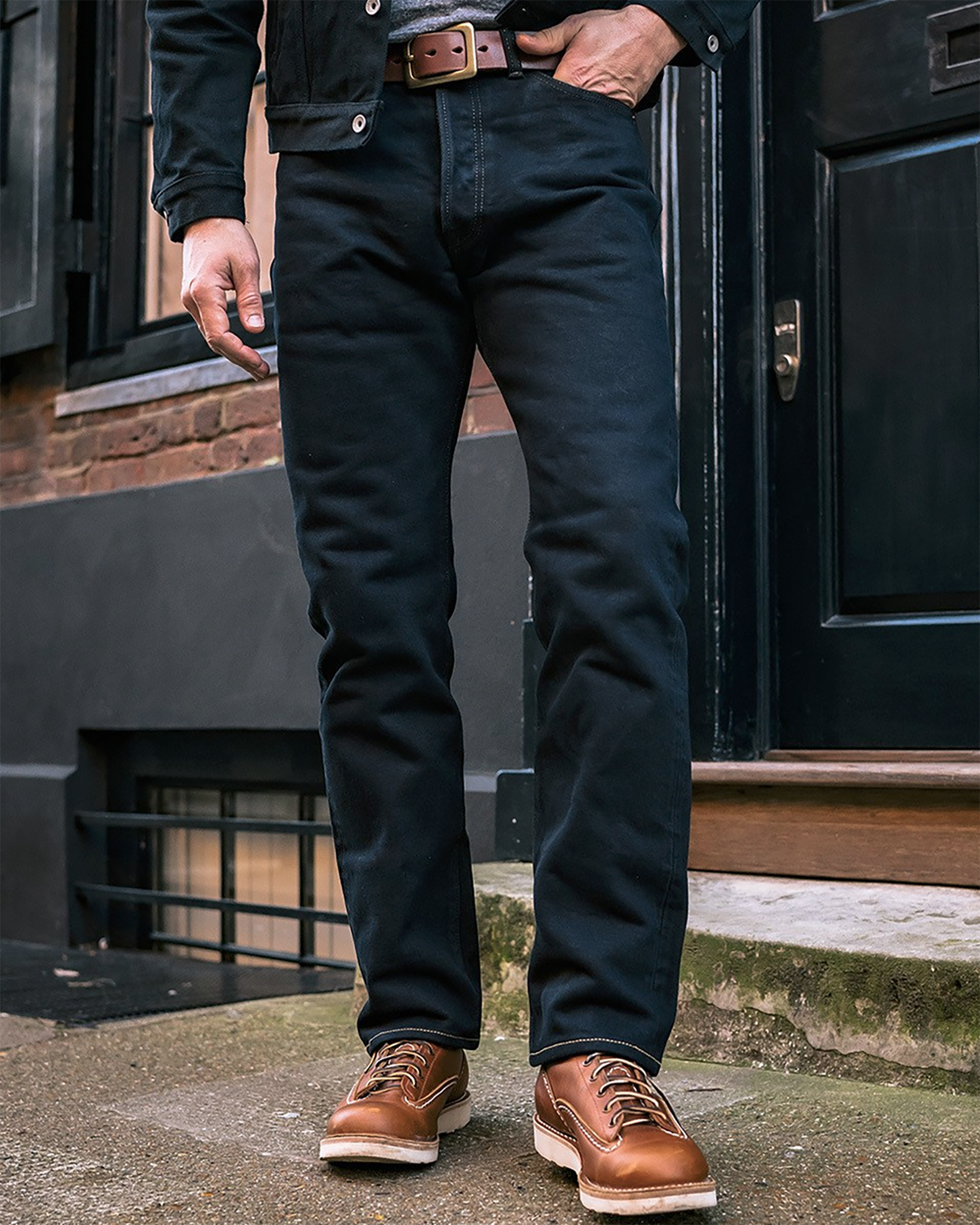 Iron Heart 21oz Selvedge Denim Medium/High Rise Tapered Cut Jeans