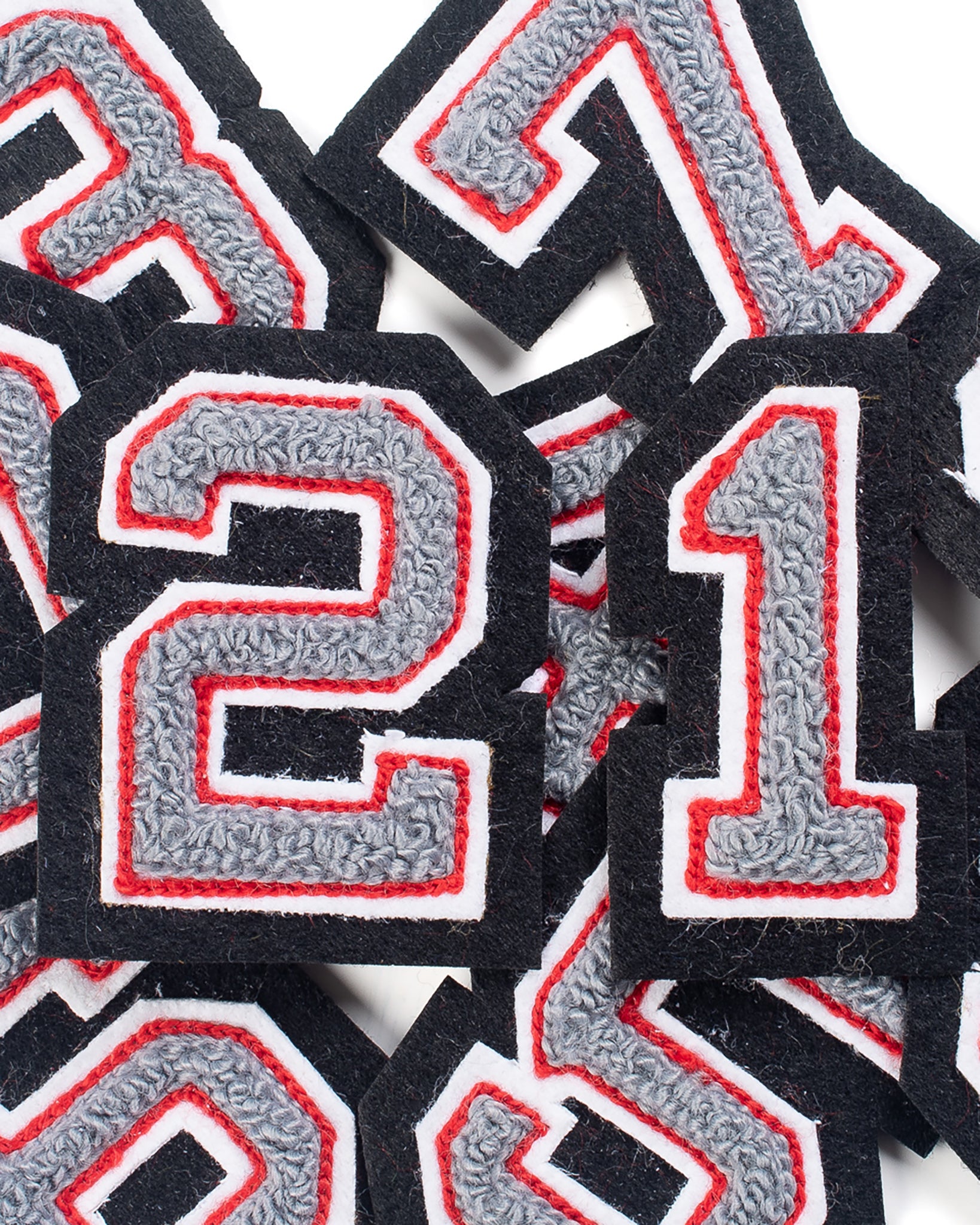 Chenille Patches - Numerals