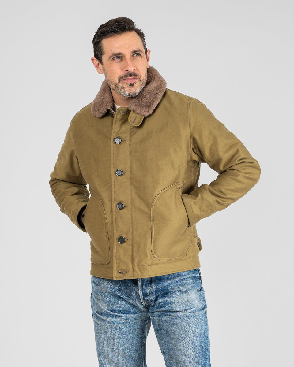 Whipcord N1 Deck Jacket - Khaki – Iron Heart